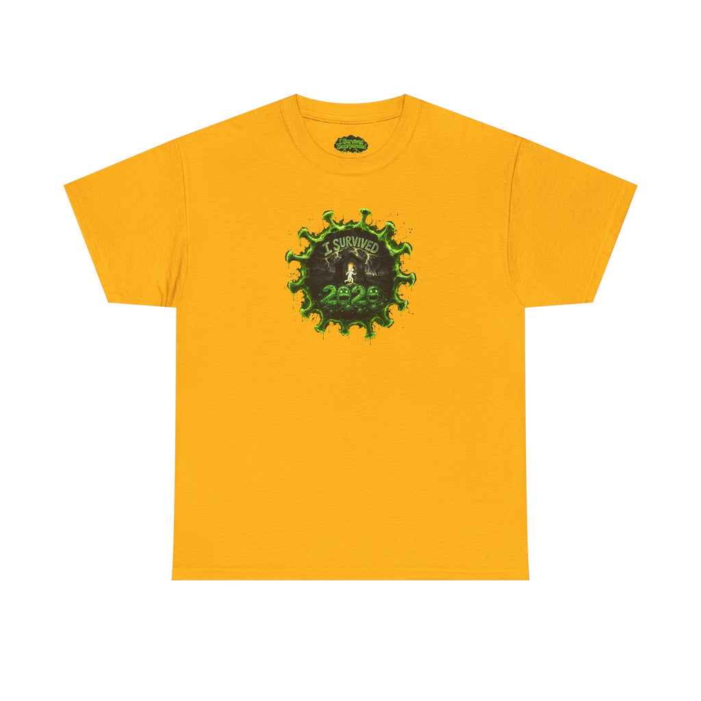 I Survived 2020 — PANDEMIC S1:E4: Director's Cut "Mask Madness" Unisex Heavy Cotton Tee