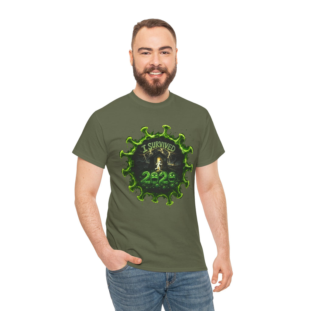 I Survived 2020 — Director's Cut S1:E4 "Mask Madness Mayhem Moment" | Pandemic Edition Unisex Heavy Cotton Tee