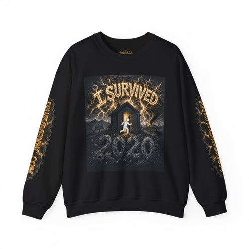 I Survived 2020 — Original Design Teaser Tee | Season 1 Premiere Drop Unisex Heavy Blend™ Crewneck Sweatshirt (SPECIAL EDITION)