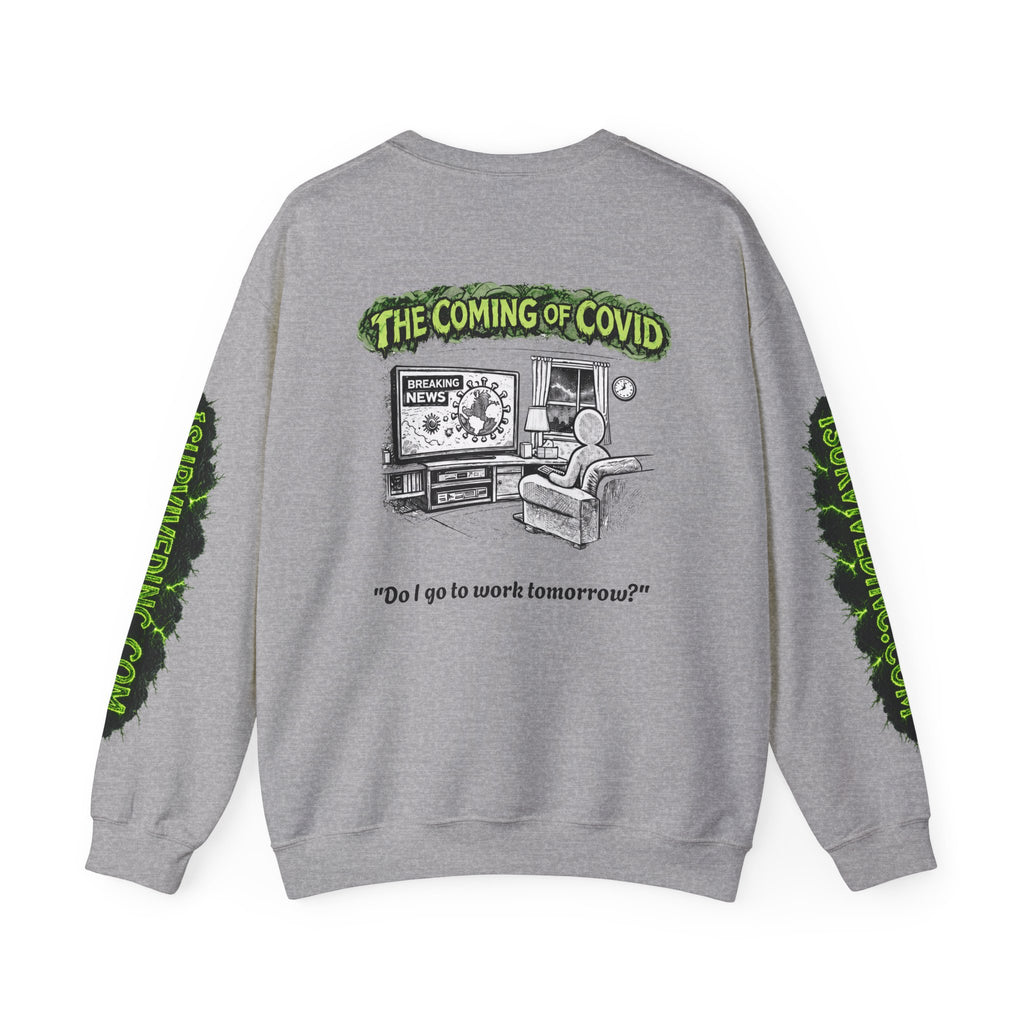 I Survived 2020 — S1:E2 "The Coming of COVID" | Pandemic Edition Unisex Heavy Blend™ Crewneck Sweatshirt