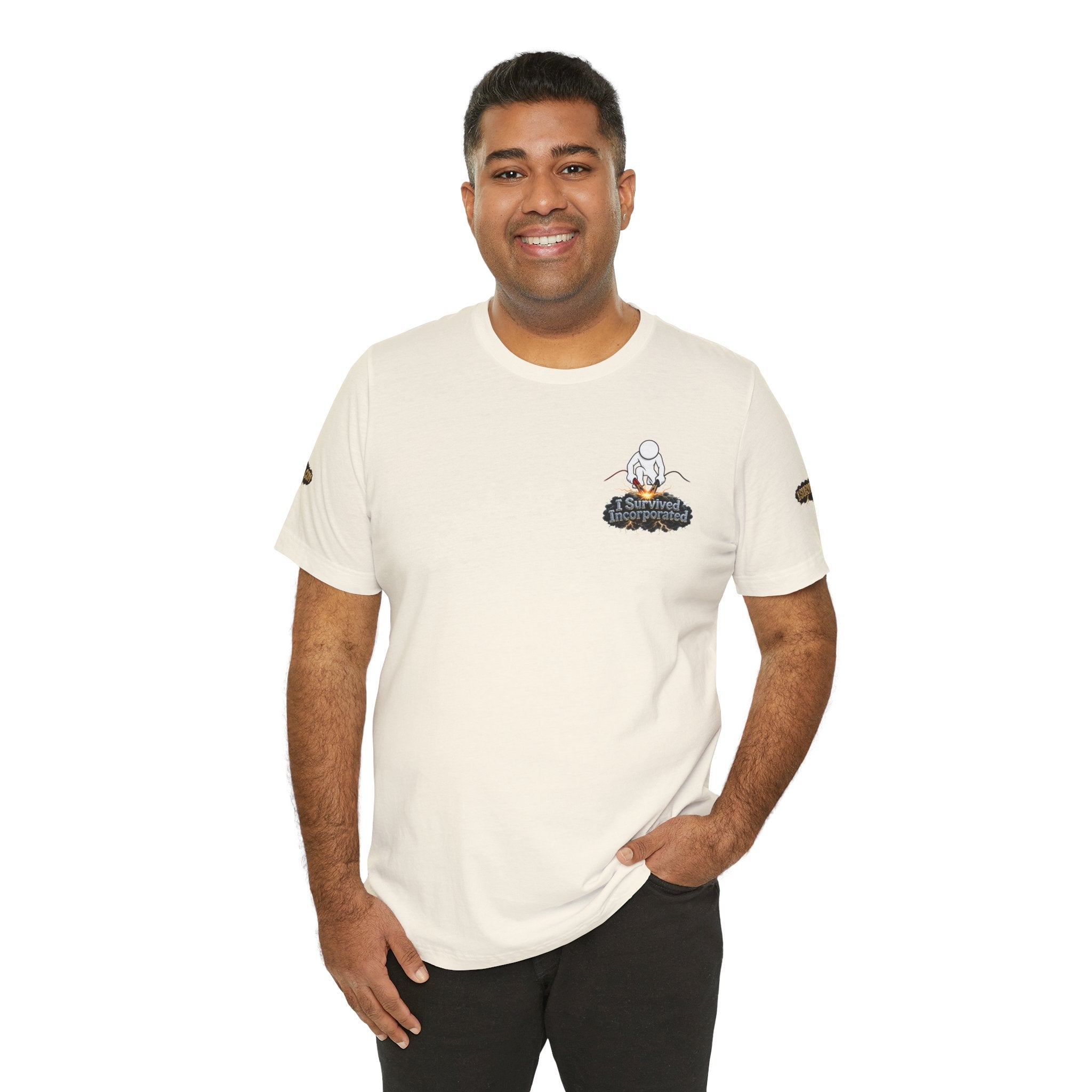 I Survived 2020 — "Please Stand By" Test Pattern Tee Special Edition Summer Premier Unisex Jersey Short Sleeve Tee