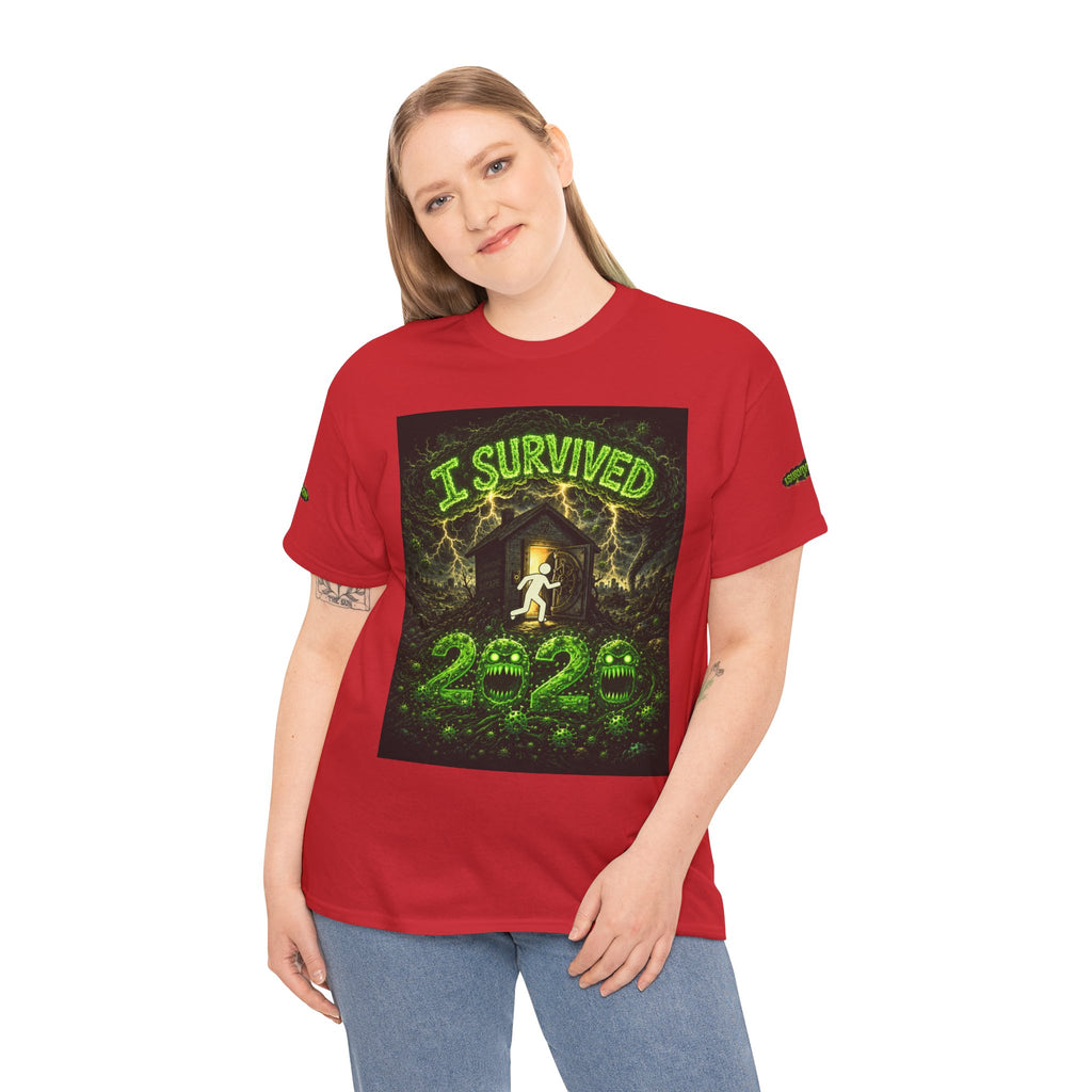 I Survived 2020 — S1:E4 "Mask Madness Mayhem Moment" | Pandemic Edition Unisex Heavy Cotton Tee (SPECIAL EDITION)
