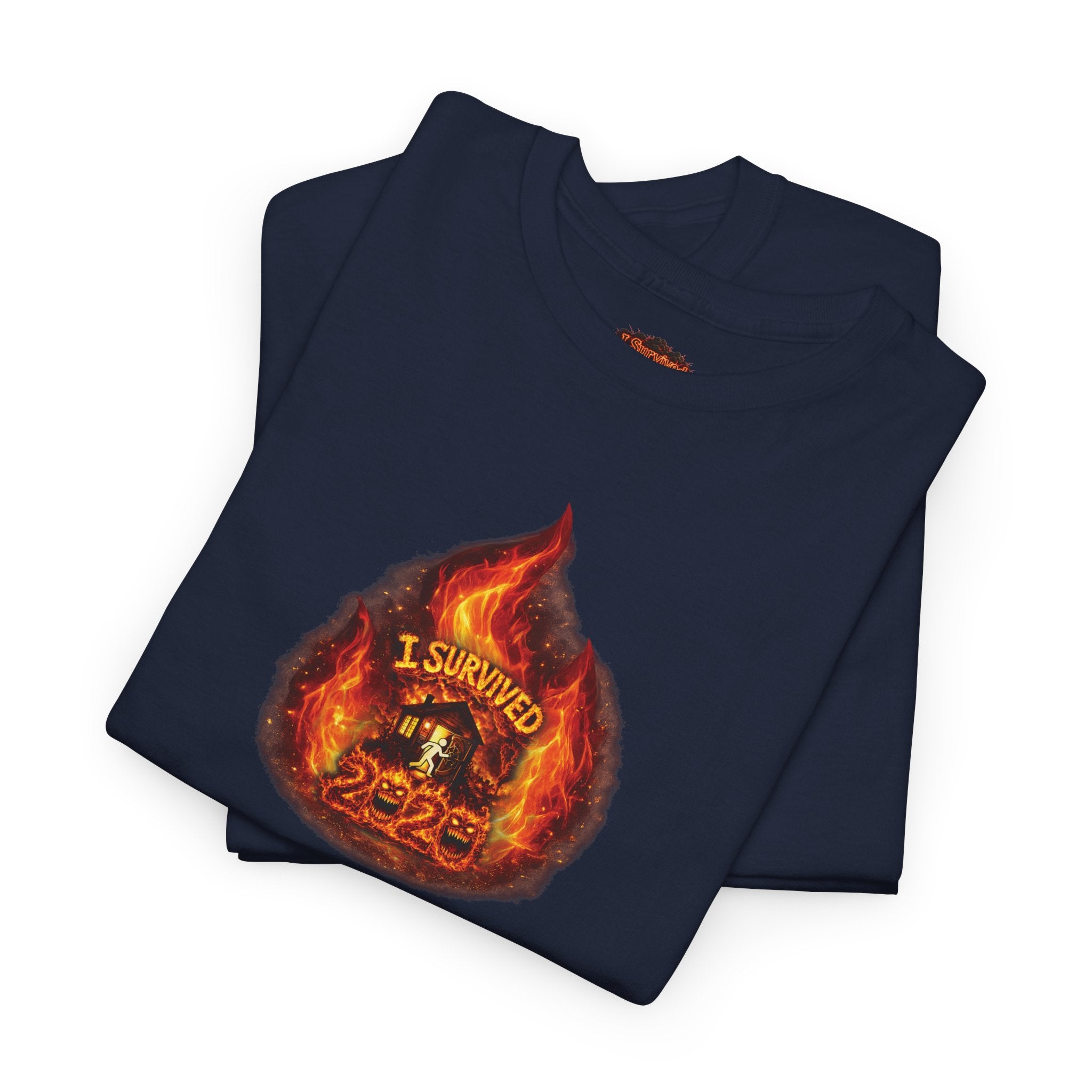 I Survived 2020 — WILDFIRES S2:E1: Director's Cut Special Edition "Berry Creek" Memorial Unisex Heavy Cotton Tee