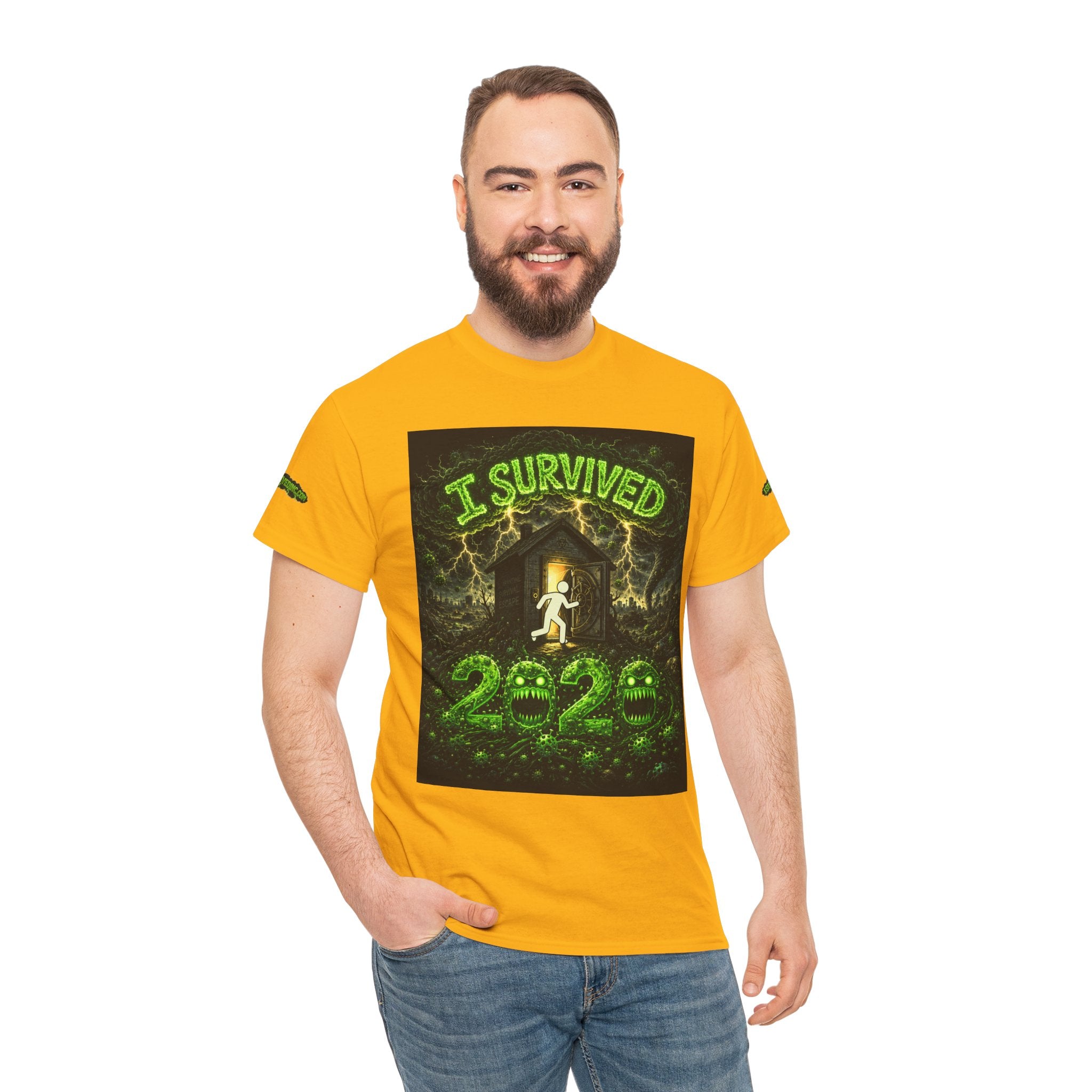 I Survived 2020 — S1:E2 "The Coming of COVID" | Pandemic Edition Unisex Heavy Cotton Tee (SPECIAL EDITION)