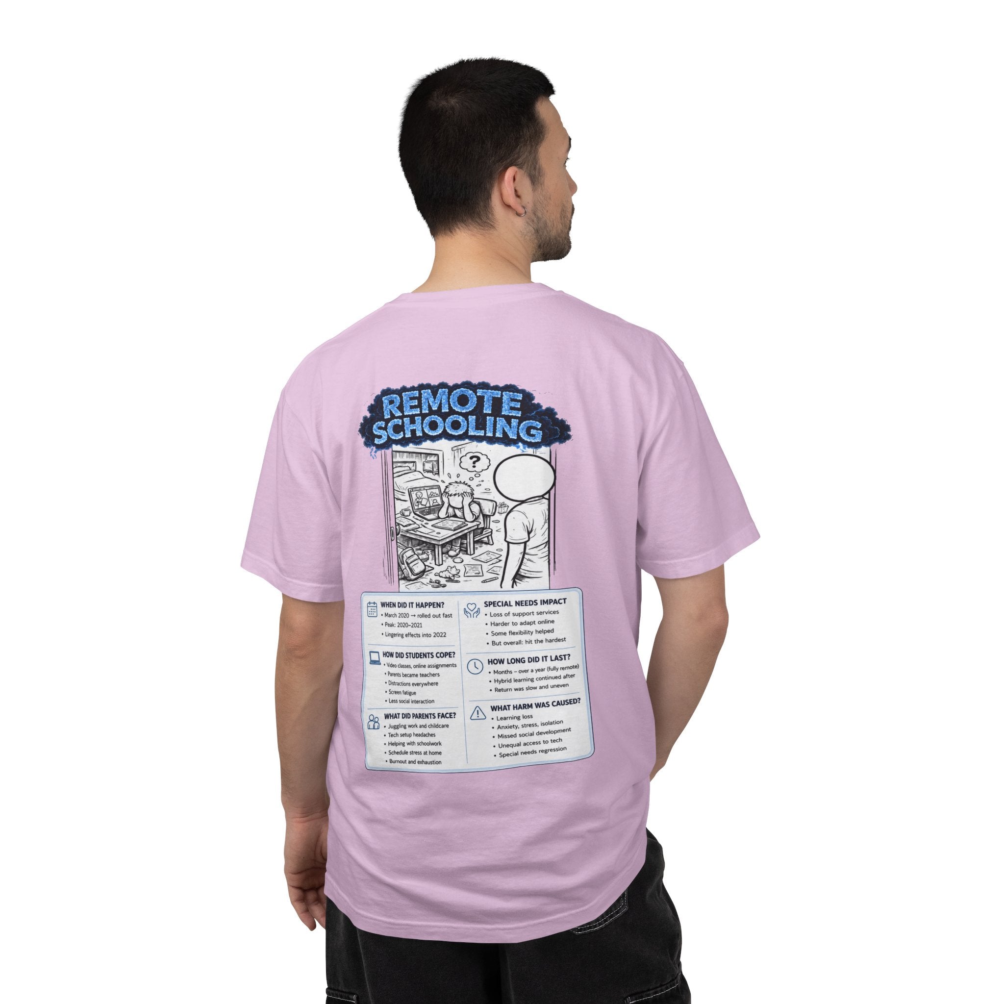 I Survived 2020 — Director's Cut S3:E3 "Remote Schooling" | Lockdown Edition Documentary Unisex Garment-Dyed T-shirt
