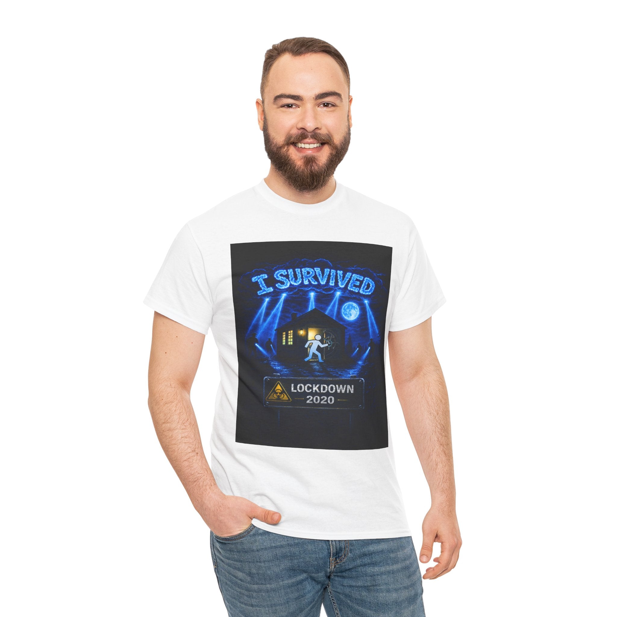 Copy of  I Survived 2020 — S3:E1 "Quarantine" | Lockdown Edition Documentary Unisex Heavy Cotton Tee