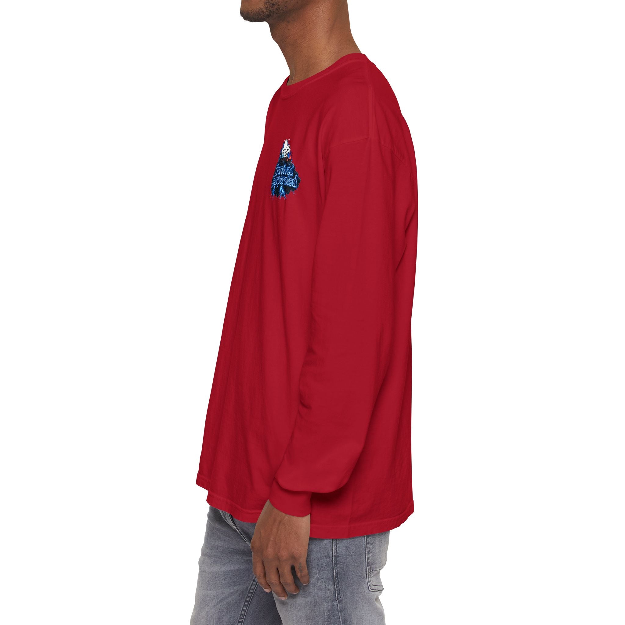 I Survived 2020 — "Please Stand By" Test Pattern Tee Lockdown Edition Summer Exclusive Unisex Garment-Dyed Long Sleeve T-Shirt