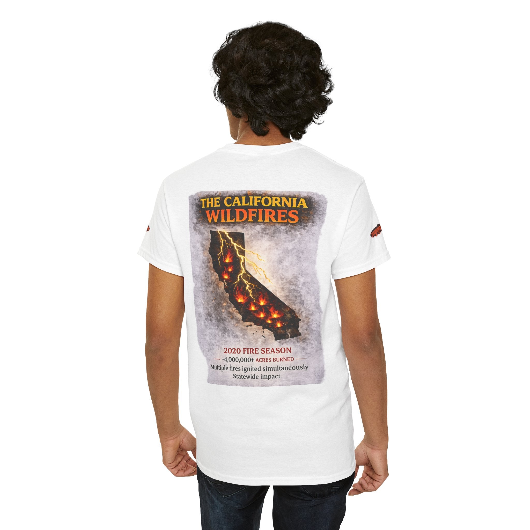 I Survived 2020 — Director's Cut S2:E3 "The California Wildfires" | Wildfire Edition Memorial Unisex Heavy Cotton Tee (SPECIAL EDITION)