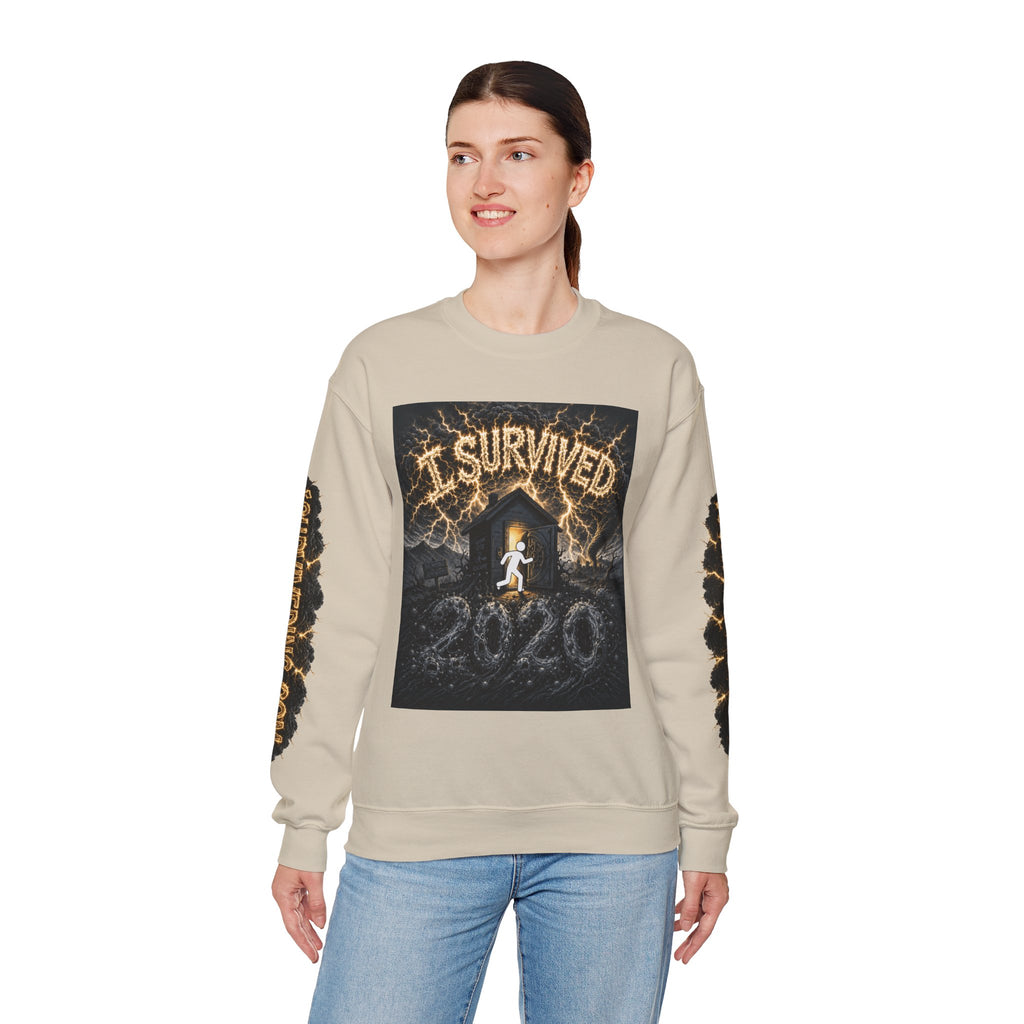 I Survived 2020 — Original PILOT Design: Special Edition Unisex Heavy Blend™ Crewneck Sweatshirt