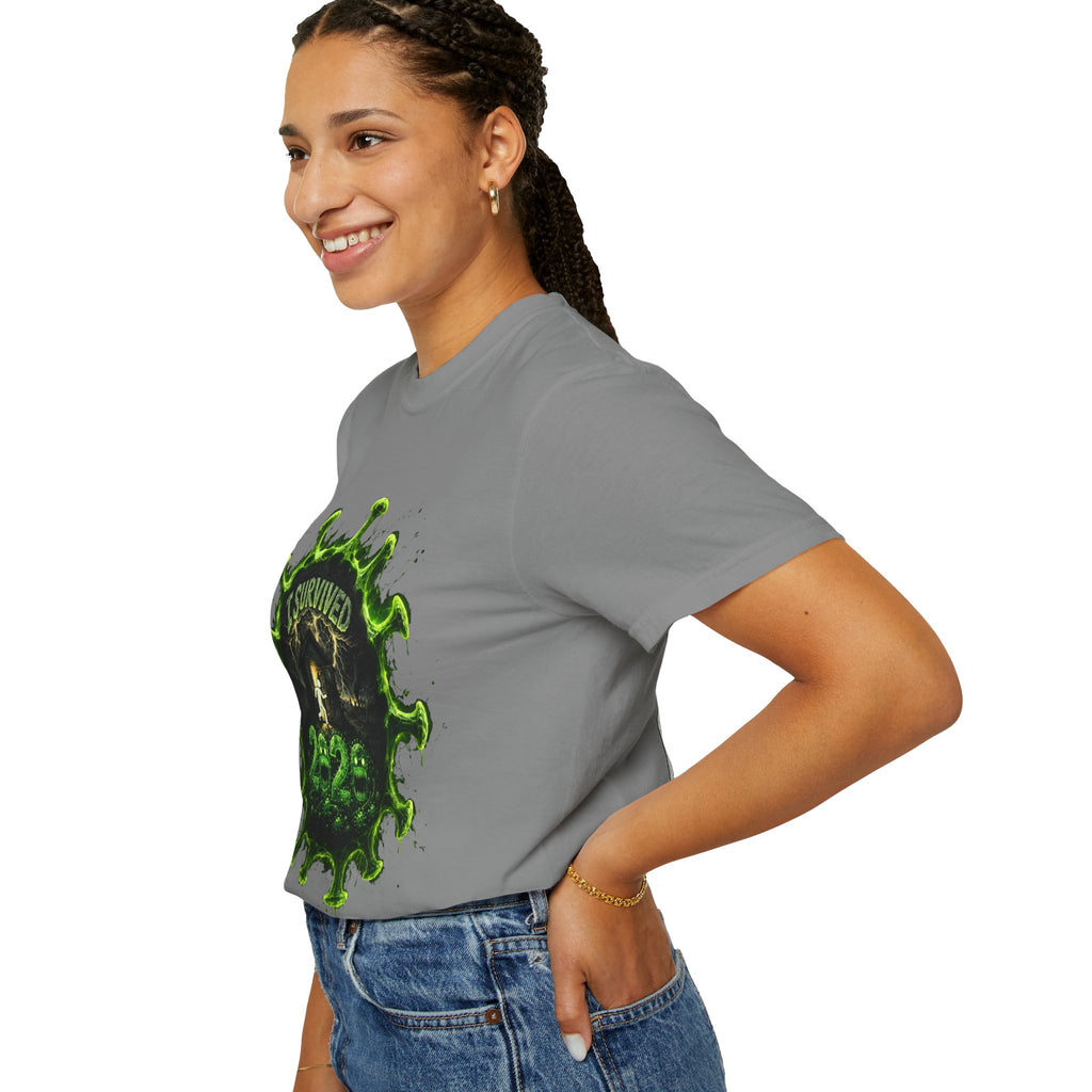 I Survived 2020 — Director's Cut S1:E5 "Delivery Doomsday" | Pandemic Edition Unisex Garment-Dyed T-shirt
