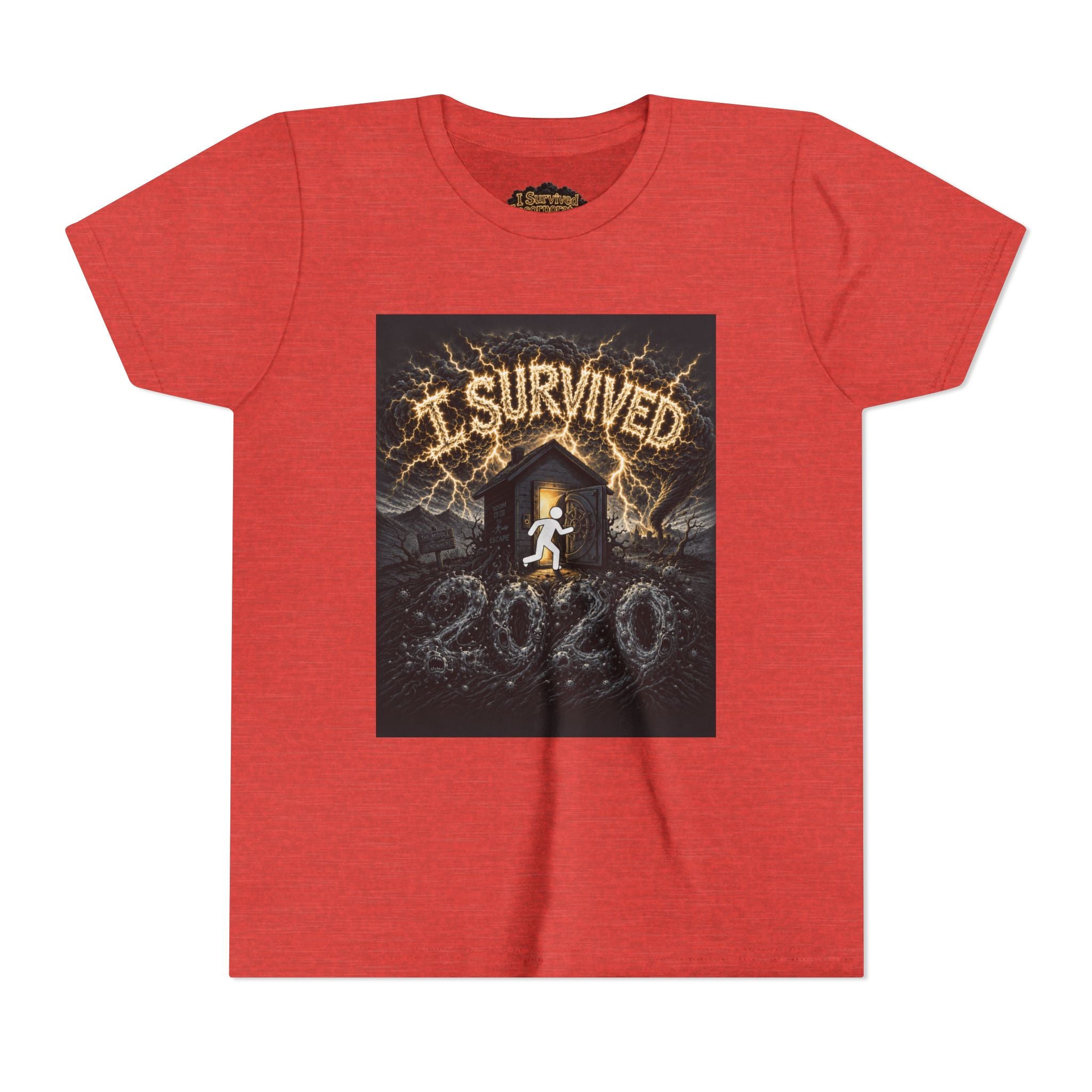 I Survived 2020 — Original Design Teaser Tee | Season 1 Premiere Drop Youth Short Sleeve Tee (SPECIAL EDITION)