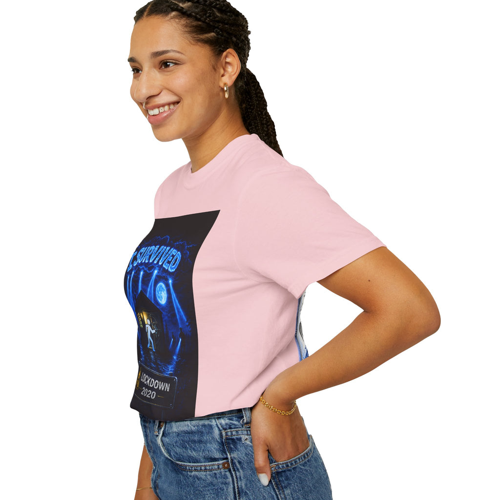 I Survived 2020 — LOCKDOWN S3:E2: "Dating Under Lockdown" Unisex Garment-Dyed T-shirt