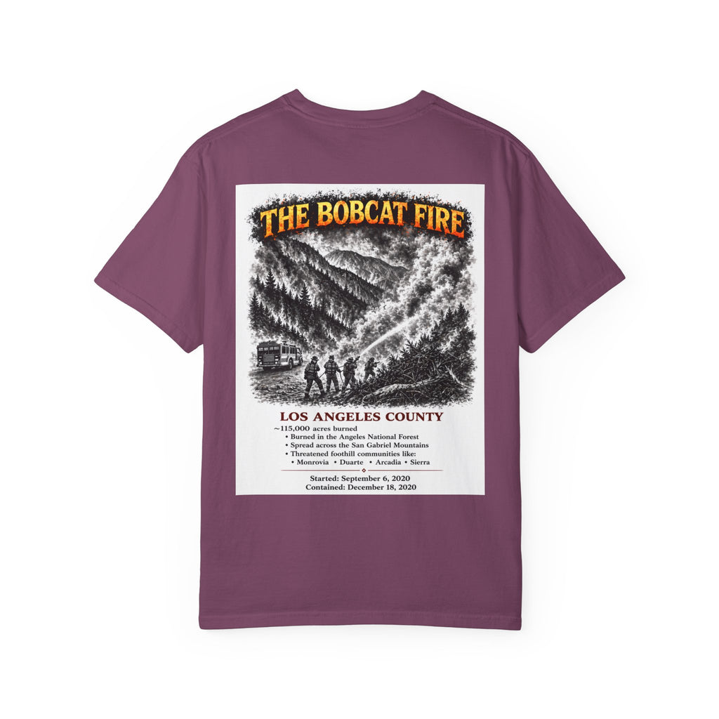 I Survived 2020 — S2:E2 "The Bobcat Fire" | Wildfire Edition Memorial Unisex Garment-Dyed T-shirt