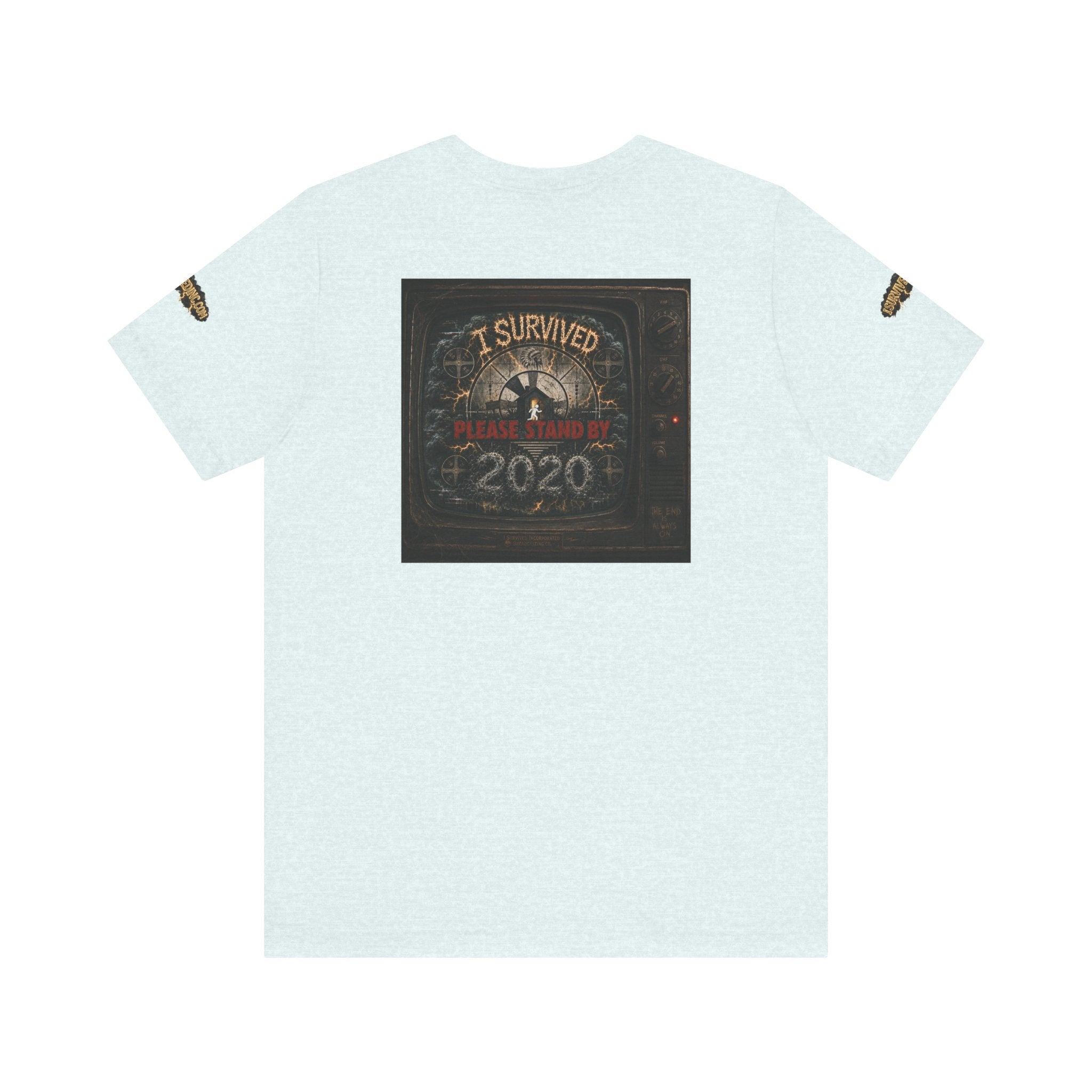 I Survived 2020 — "Please Stand By" Test Pattern Tee Special Edition Summer Premier Unisex Jersey Short Sleeve Tee