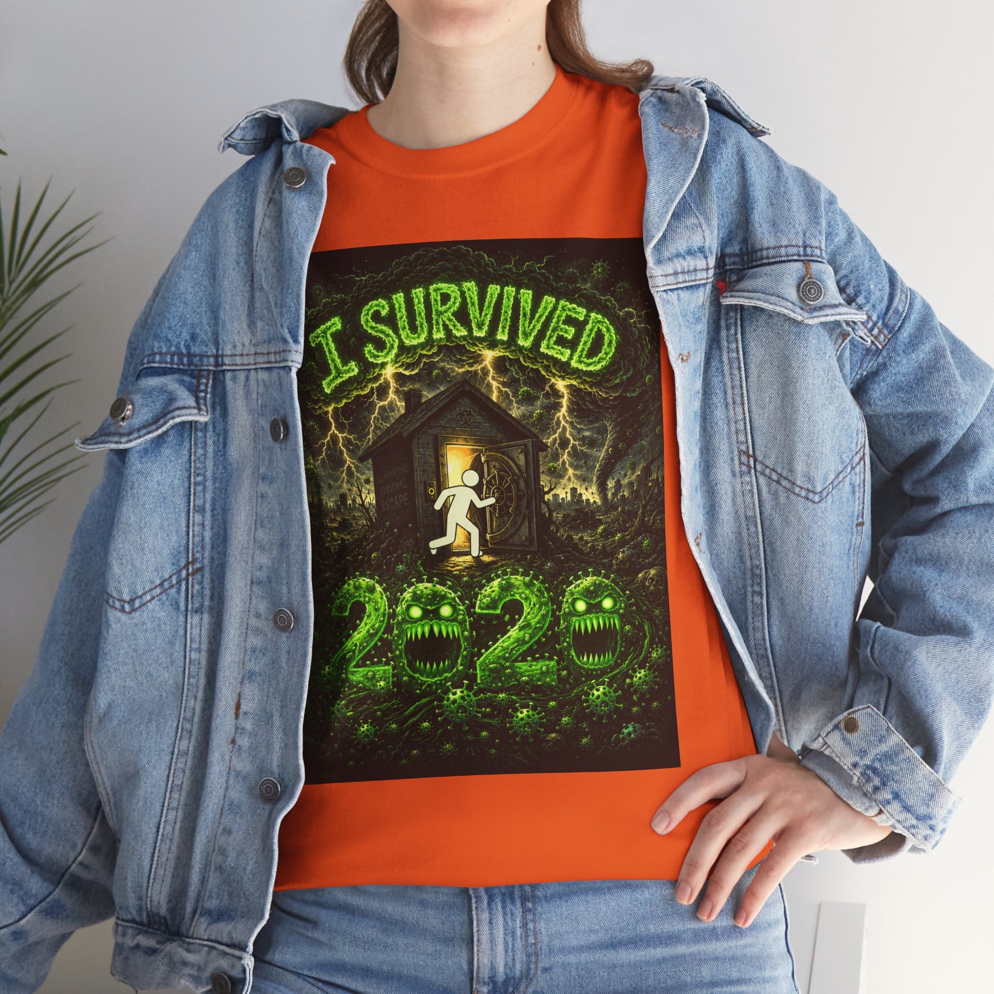 I Survived 2020 — S1:E1 "COVID-19: The Coronavirus" | Pandemic Edition Unisex Heavy Cotton Tee (SPECIAL EDITION)