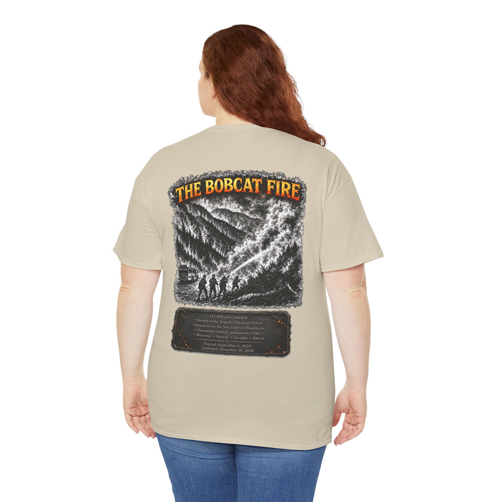 I Survived 2020 — WILDFIRES S2:E2: "The Bobcat Fire" Memorial Unisex Heavy Cotton Tee