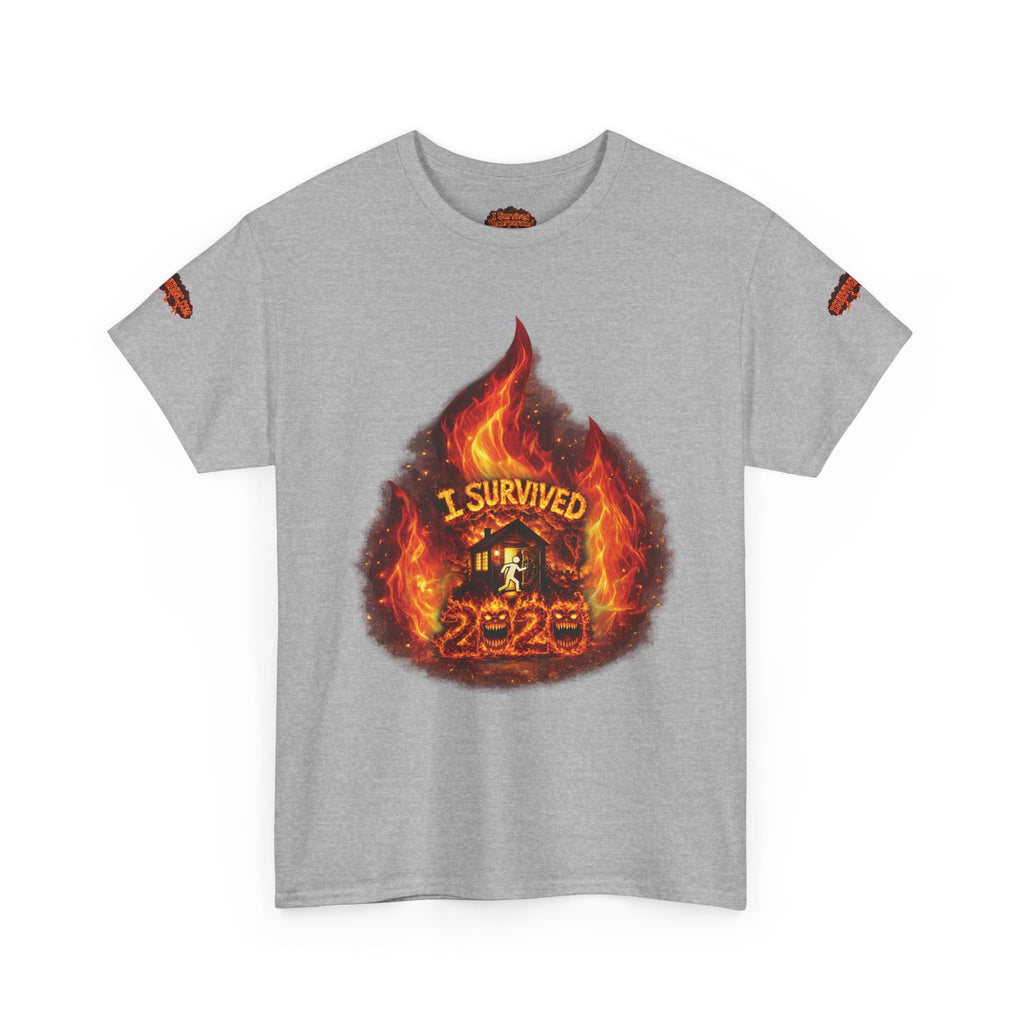I Survived 2020 — Director's Cut S2:E3 "The California Wildfires" | Wildfire Edition Memorial Unisex Heavy Cotton Tee (SPECIAL EDITION)