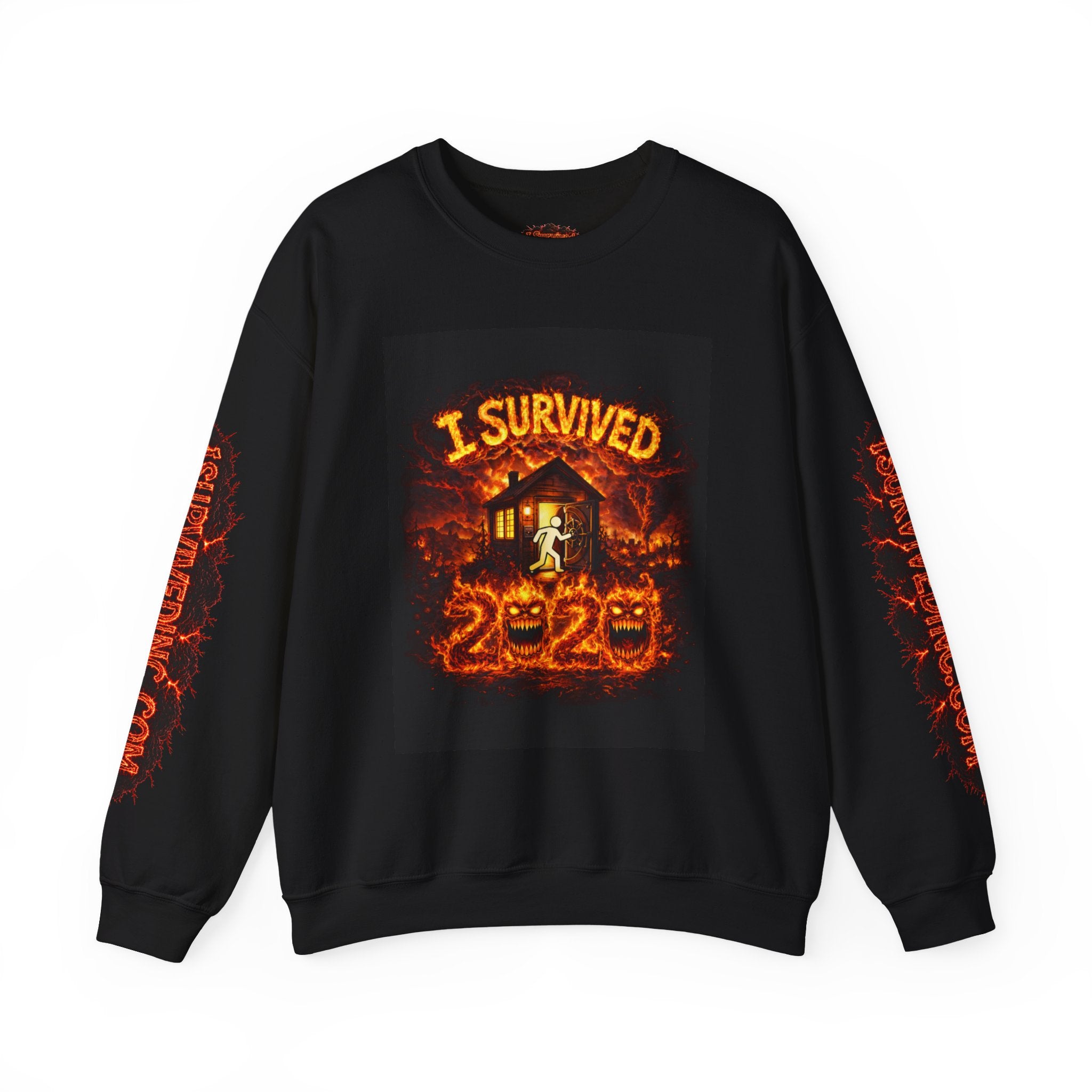 I Survived 2020 — S2:E2 "The Bobcat Fire" | Wildfire Edition Memorial Unisex Heavy Blend™ Crewneck Sweatshirt