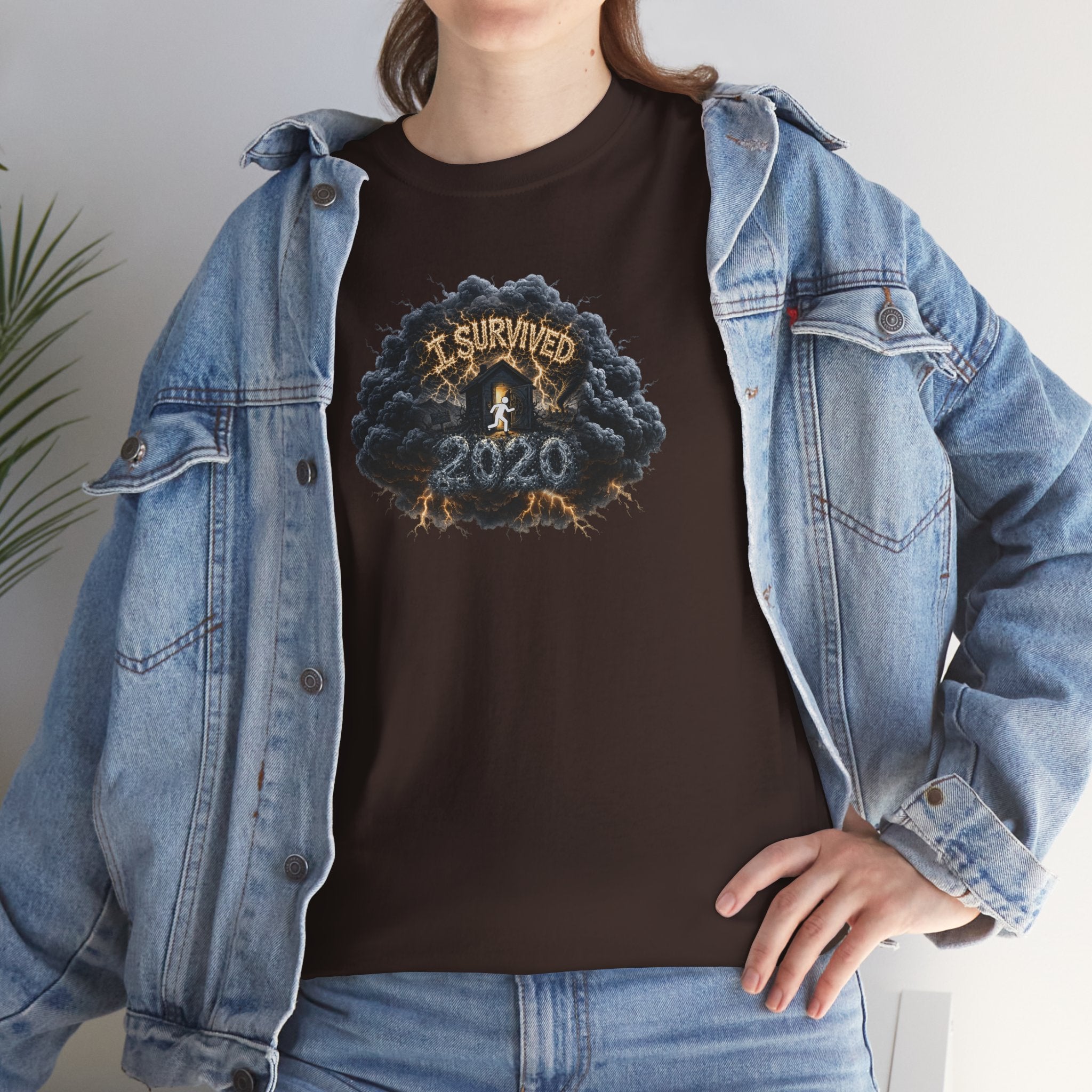 I Survived 2020 —  Original PILOT Design: Director's Cut Unisex Heavy Cotton Tee