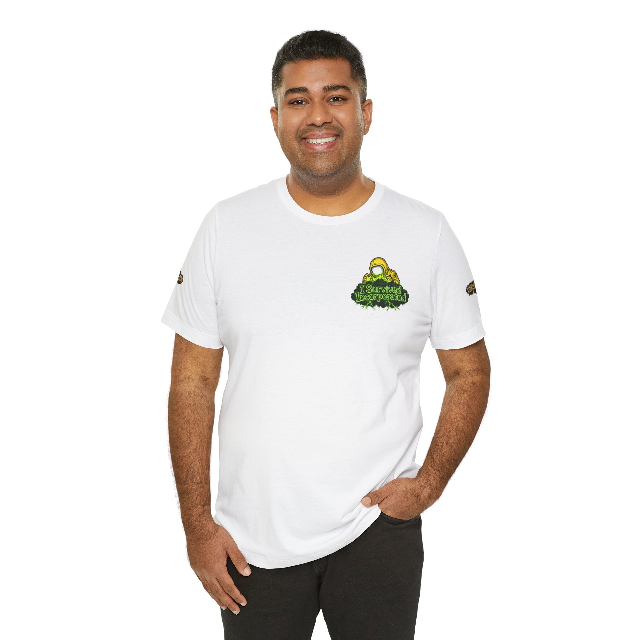 I Survived 2020 — "Please Stand By" Test Pattern Toxic Signal Tee Special Edition Summer Premiere Unisex Jersey Short Sleeve Tee
