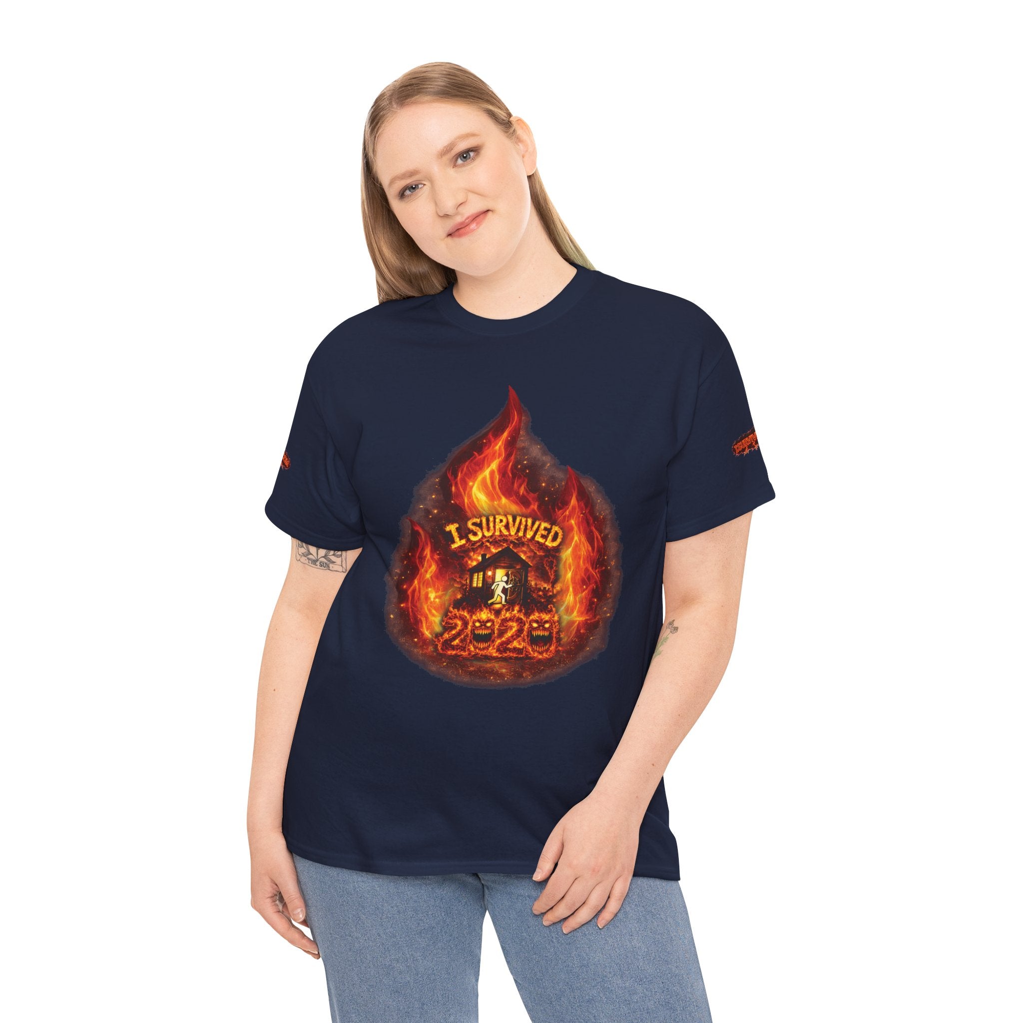 I Survived 2020 — Director's Cut S2:E3 "The California Wildfires" | Wildfire Edition Memorial Unisex Heavy Cotton Tee (SPECIAL EDITION)
