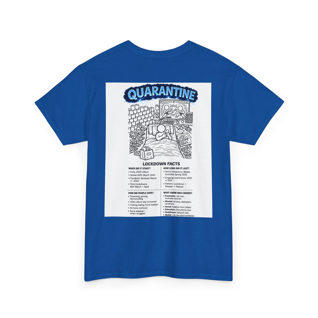 I Survived 2020 — S3:E1 "Quarantine" | Lockdown Edition Documentary Unisex Heavy Cotton Tee