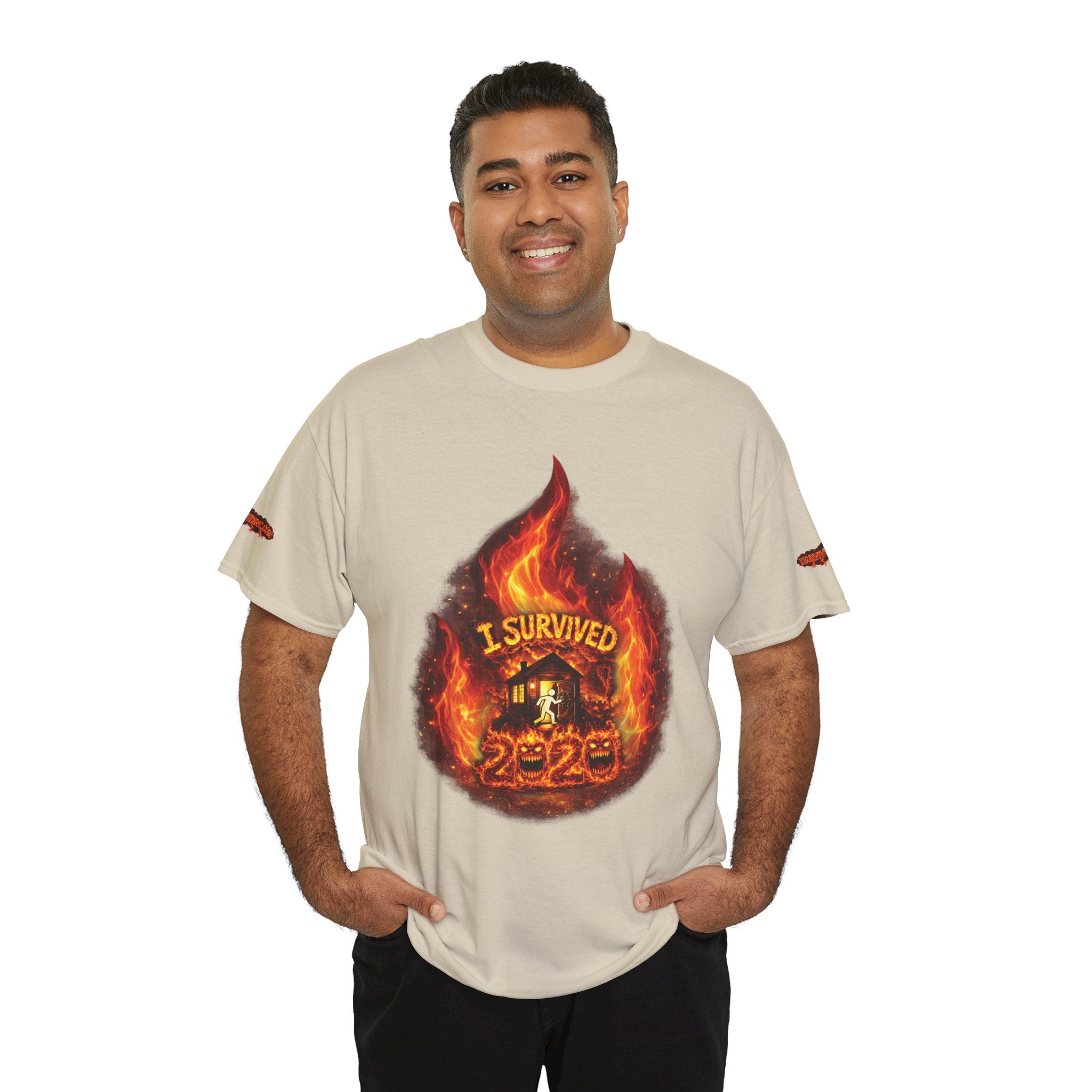 I Survived 2020 — Director's Cut S2:E1 "Berry Creek" | Wildfire Edition Memorial Unisex Heavy Cotton Tee (SPECIAL EDITION)