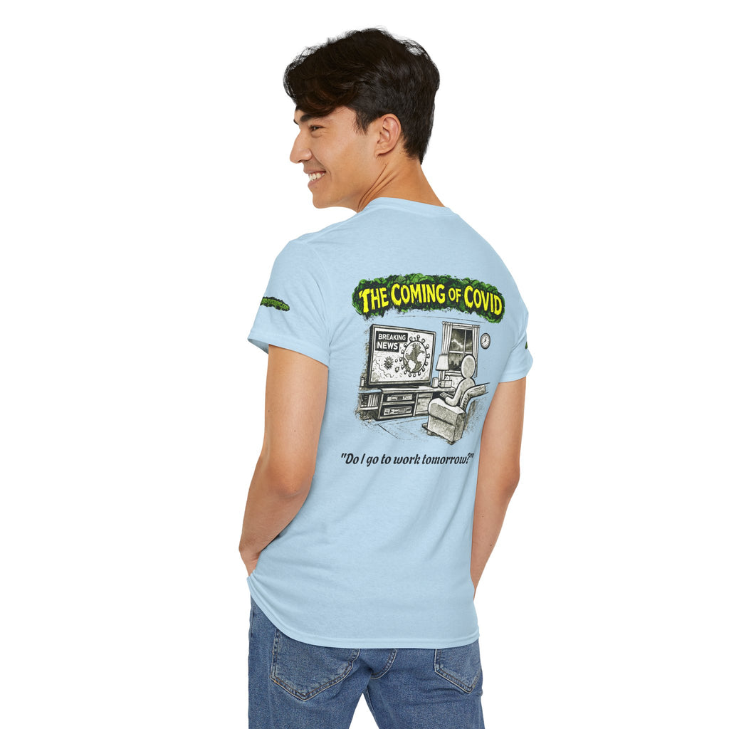 I Survived 2020 — PANDEMIC S1:E2: Special Edition "The Coming of COVID" Unisex Heavy Cotton Tee