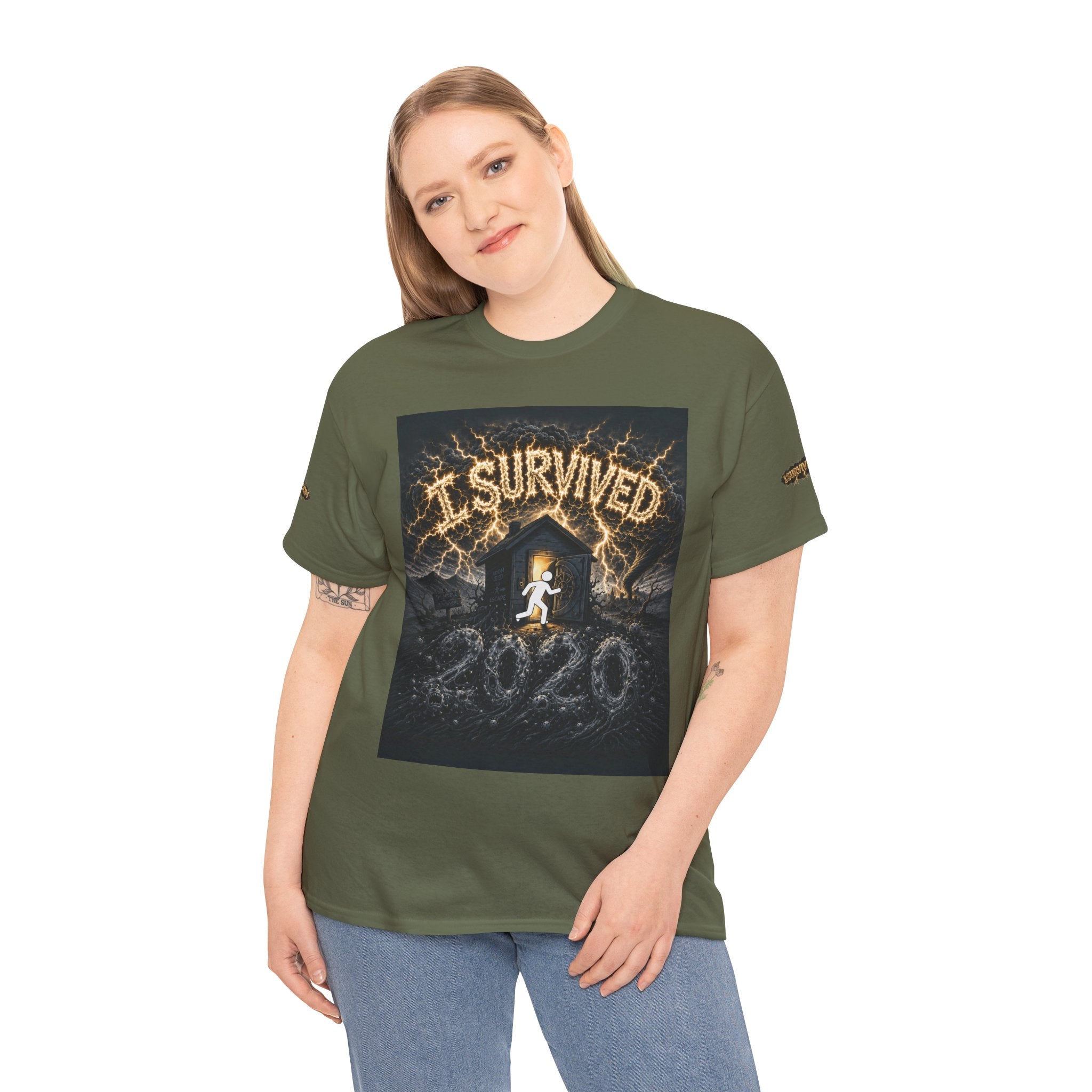 I Survived 2020 — Original PILOT Design: Special Edition Unisex Heavy Cotton Tee