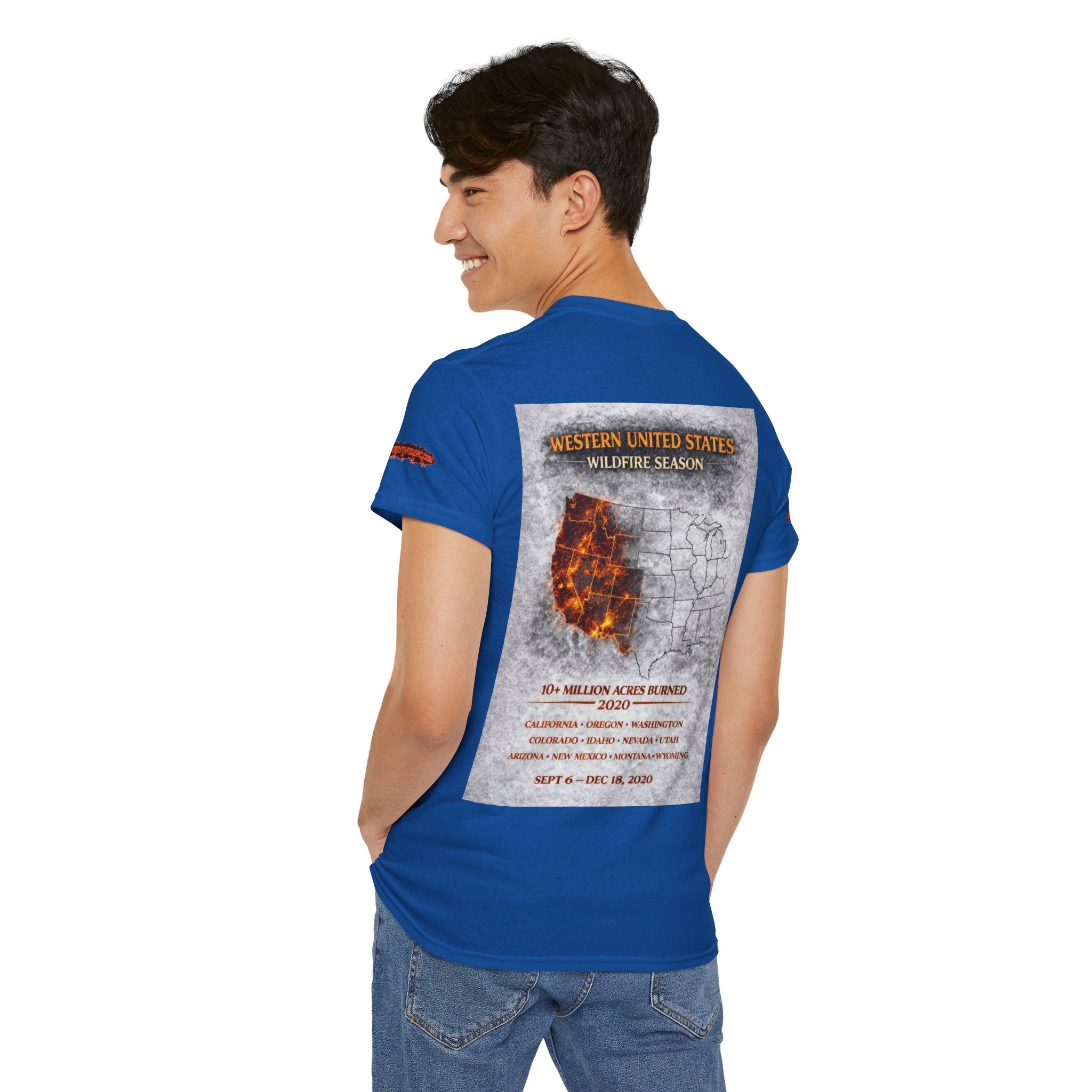 I Survived 2020 — Director's Cut S2:E4 "Western U.S. Wildfire Season" | Mid-Season Finale Pt. 1 | Wildfire Edition Memorial Unisex Heavy Cotton Tee (SPECIAL EDITION)