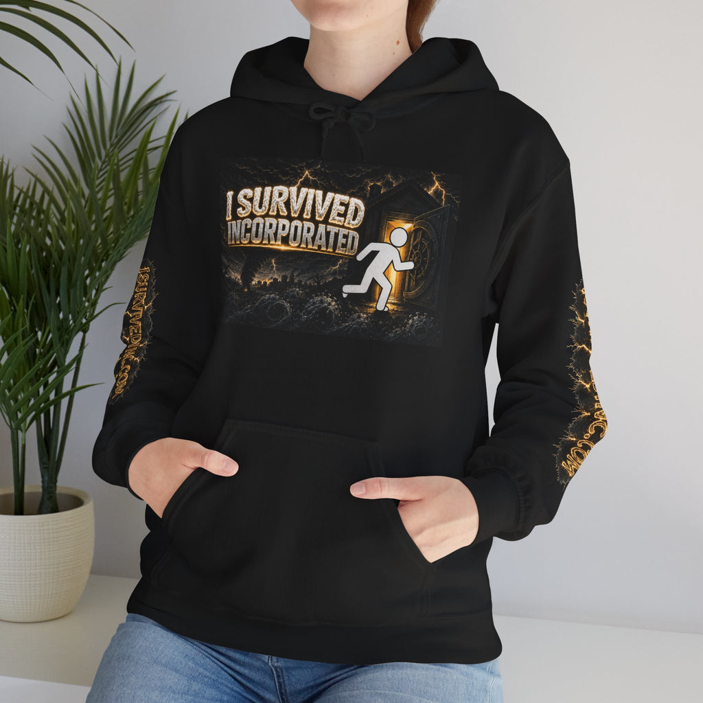I Survived Incorporated Hoodie Sweatshirt – Original Design Teaser
