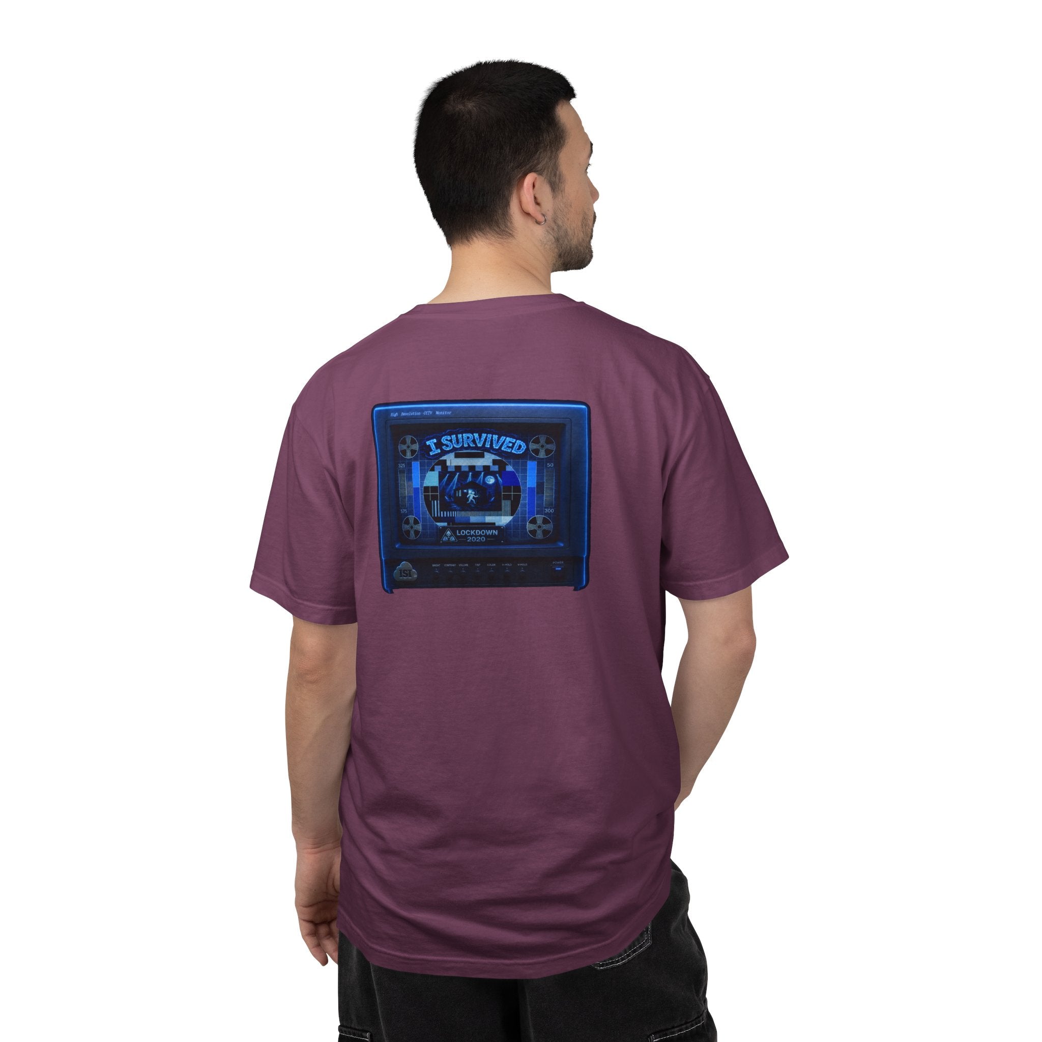 I Survived 2020 — "Please Stand By" Test Pattern Tee Lockdown Special Edition Summer Exclusive Unisex Garment-Dyed T-shirt