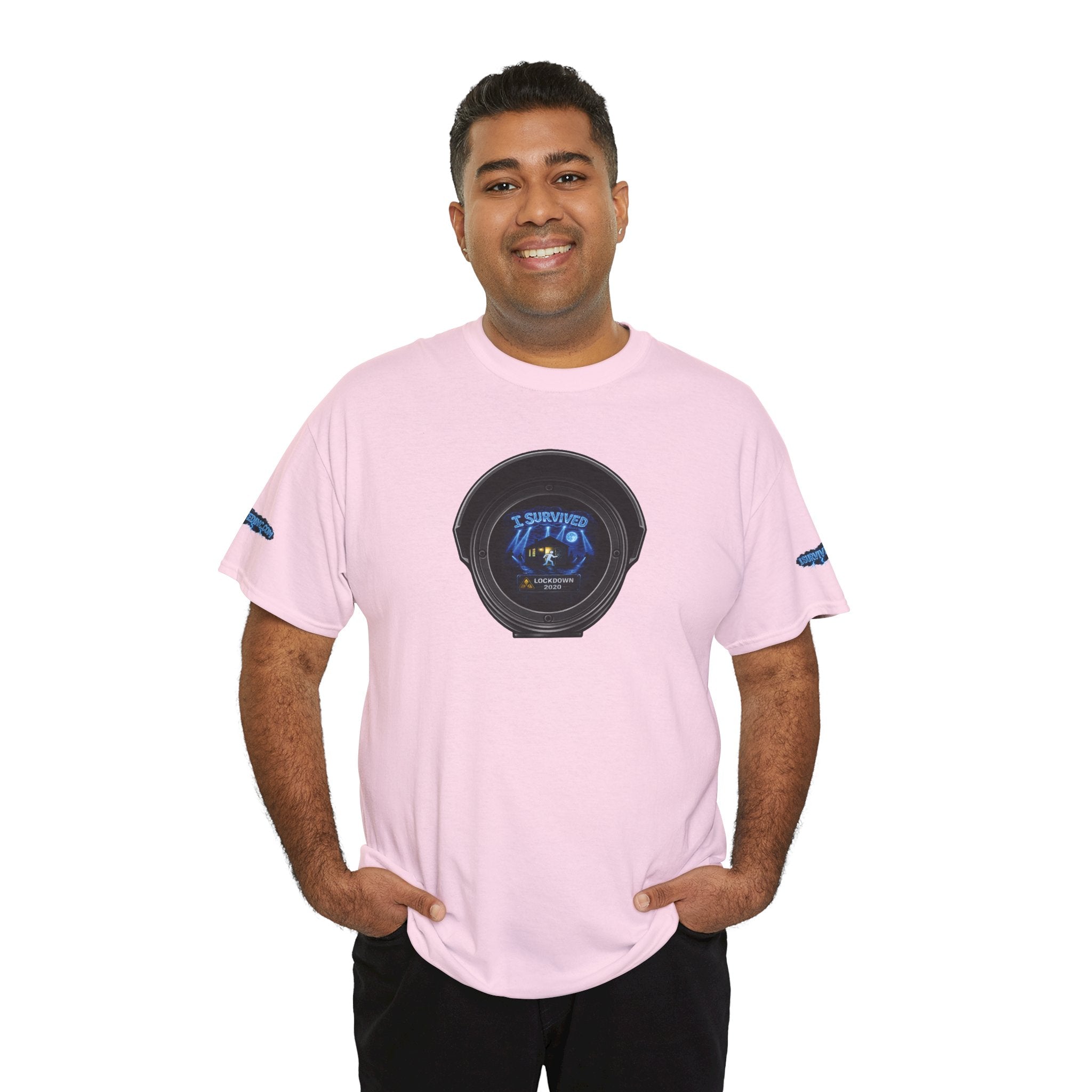 I Survived 2020 — LOCKDOWN S3:E1: Director's Cut Special Edition "Quarantine" Unisex Heavy Cotton Tee