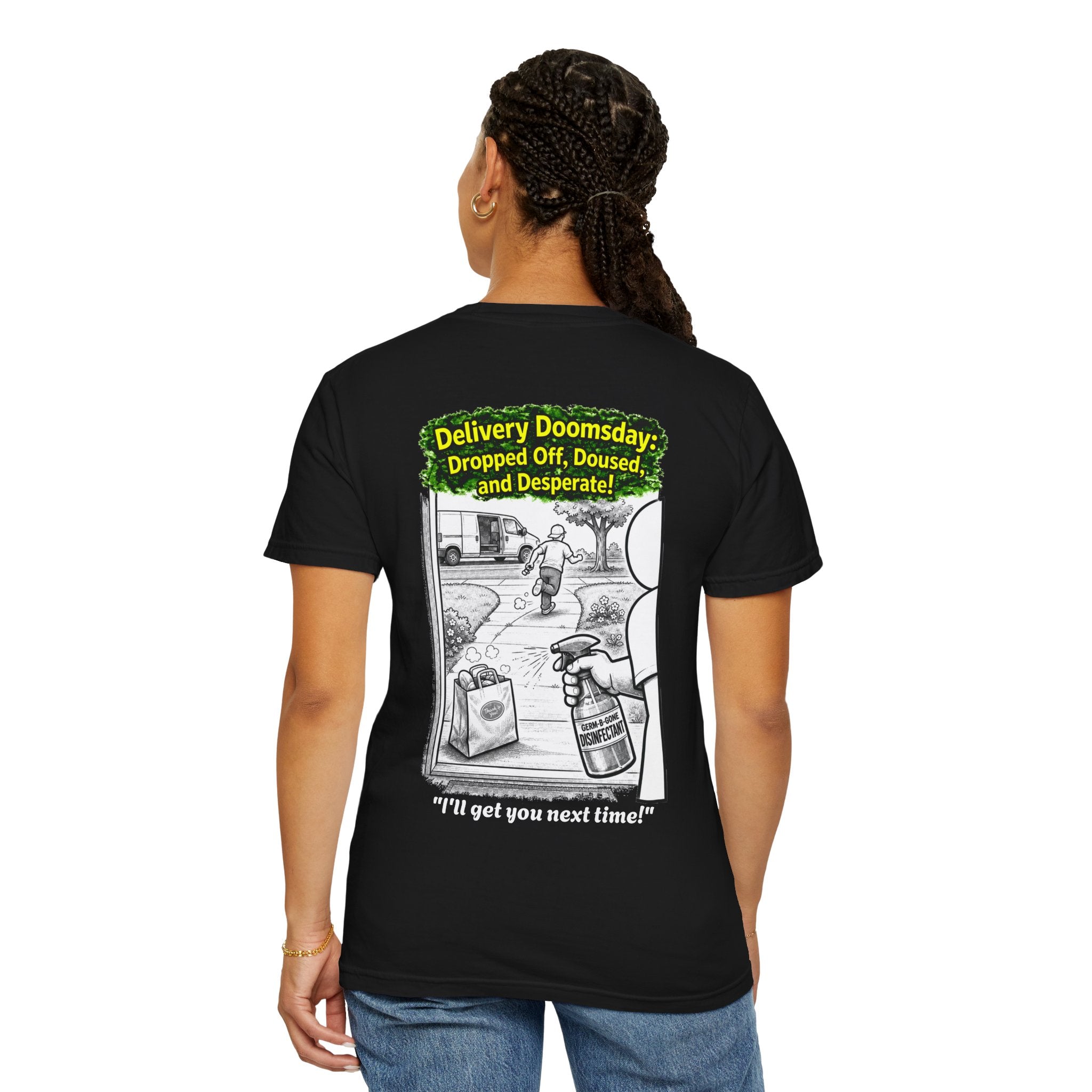 Sobreviví al 2020 — T1:E5 "Apocalipsis de Entregas" | Camiseta unisex teñida de edición Pandemia