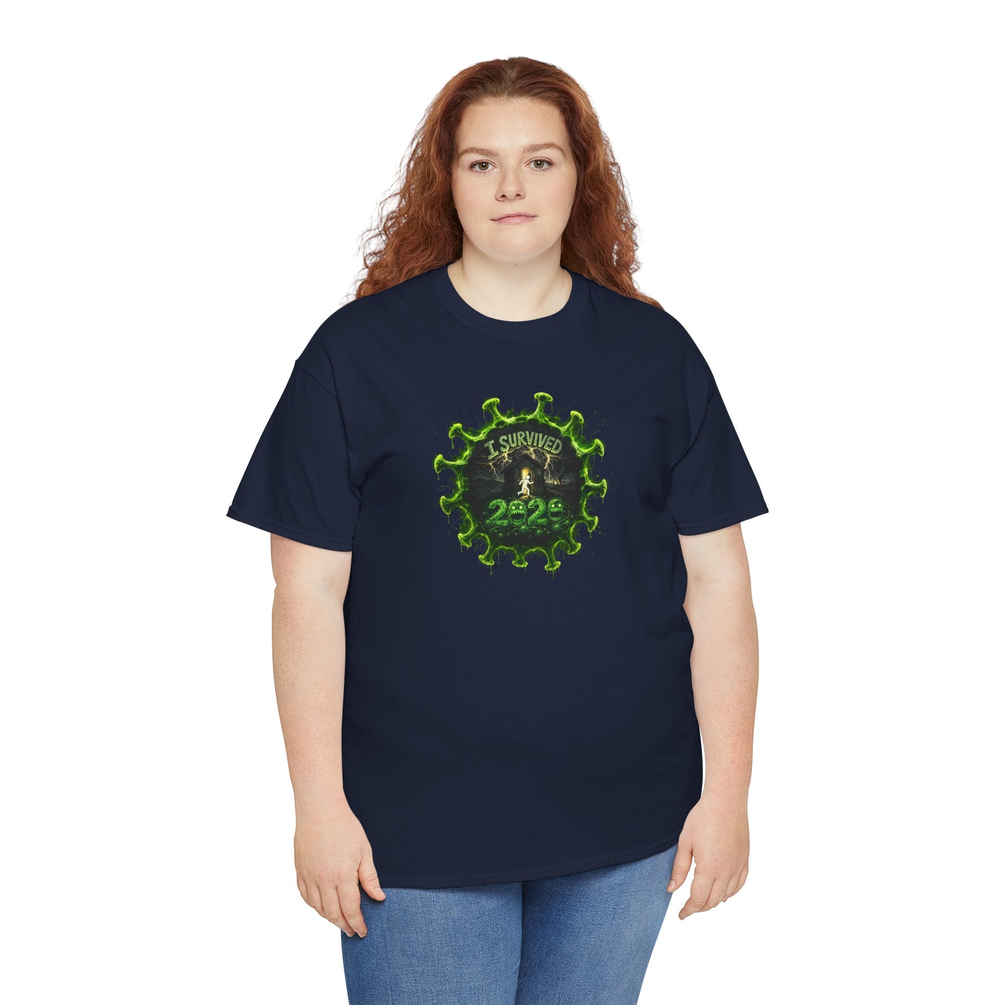 I Survived 2020 — PANDEMIC S1:E1: Director's Cut "COVID-19: The Coronavirus" Unisex Heavy Cotton Tee