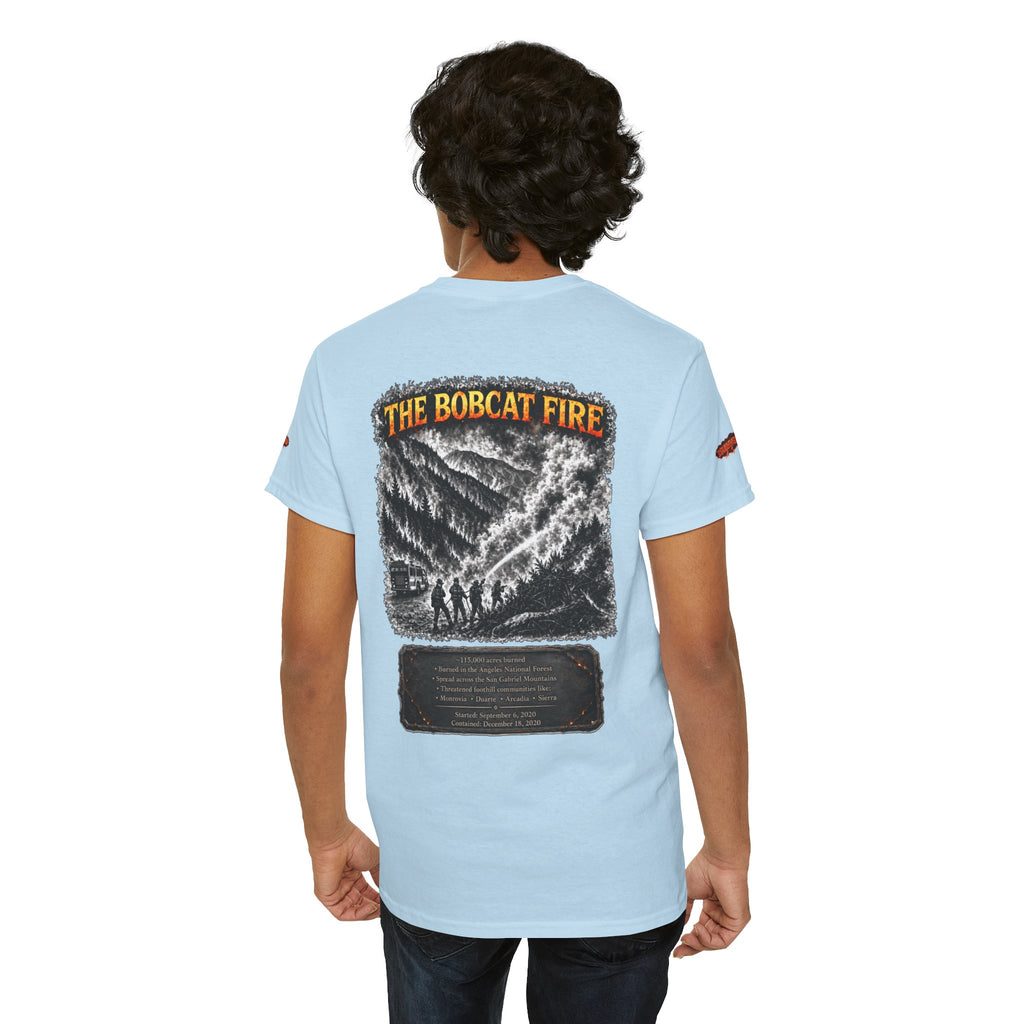 I Survived 2020 — WILDFIRES S2:E2: Special Edition "The Bobcat Fire" Memorial Unisex Heavy Cotton Tee