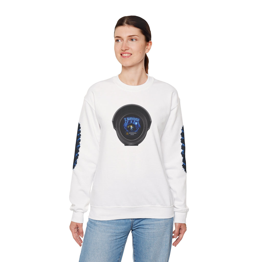 I Survived 2020 —  LOCKDOWN S3:E1: Director's Cut Special Edition "Quarantine" Unisex Heavy Blend™ Crewneck Sweatshirt