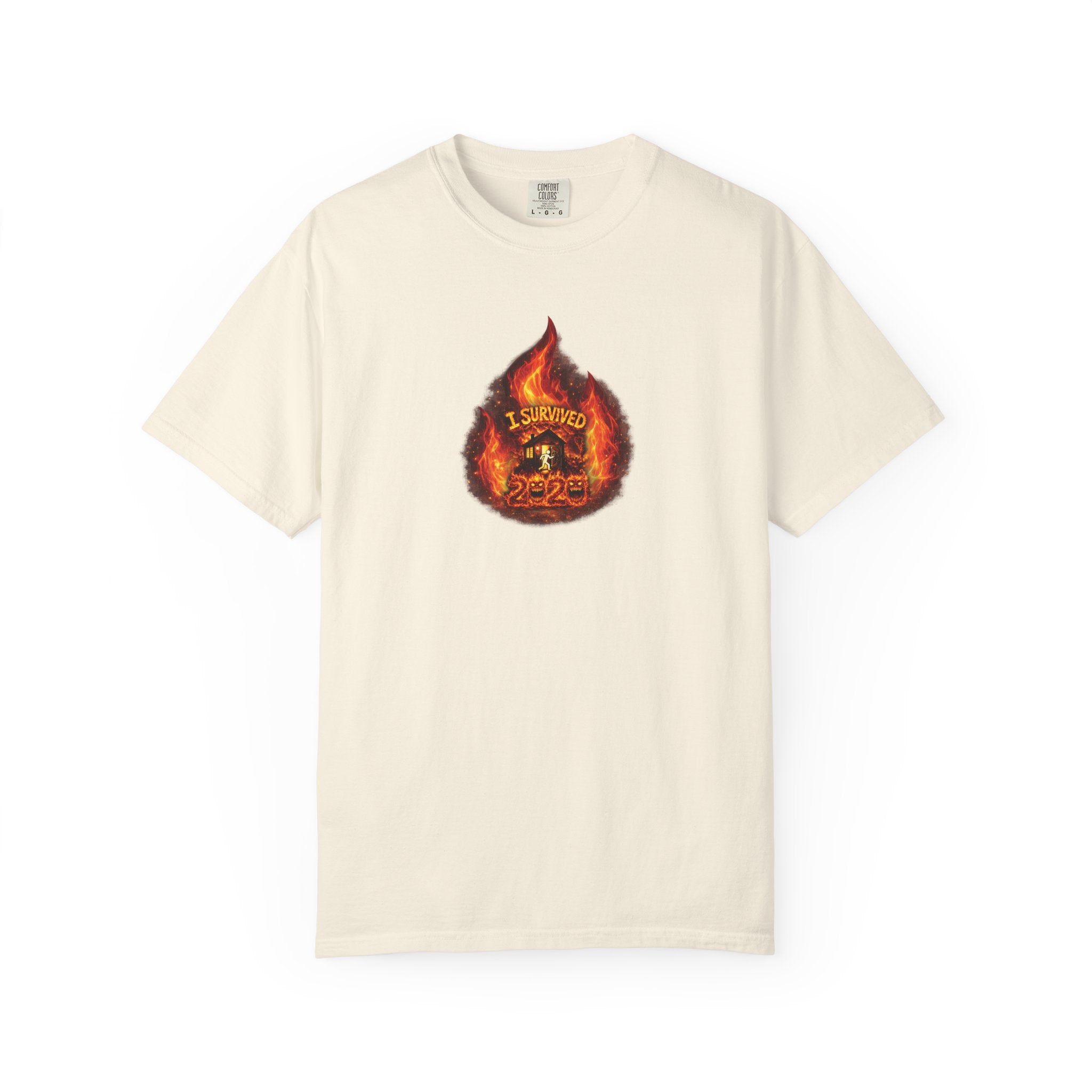 I Survived 2020 — WILDFIRES S2:E4: Director's Cut "Western U.S. Wildfire Season" Memorial Unisex Garment-Dyed T-shirt