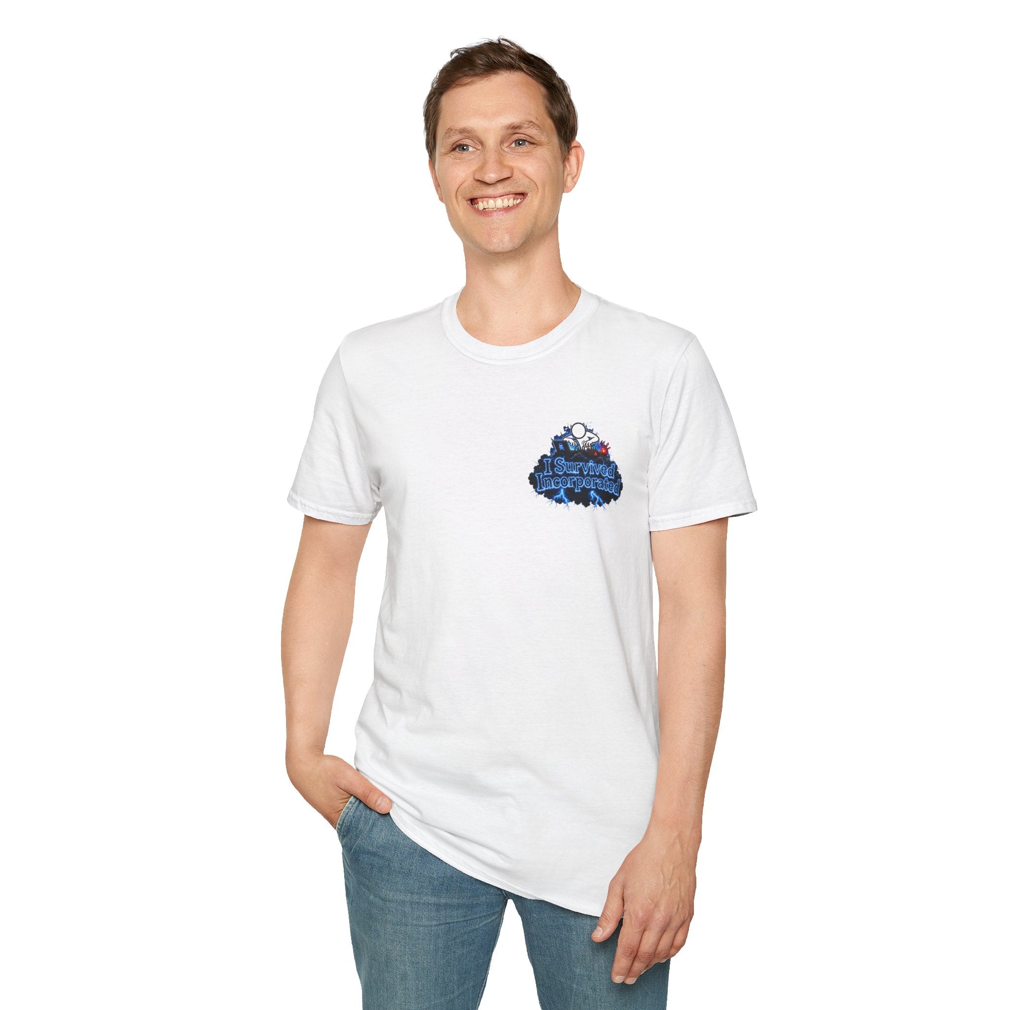 I Survived 2020 — "Please Stand By" Test Pattern Tee Lockdown Edition Summer Exclusive Unisex Softstyle T-Shirt