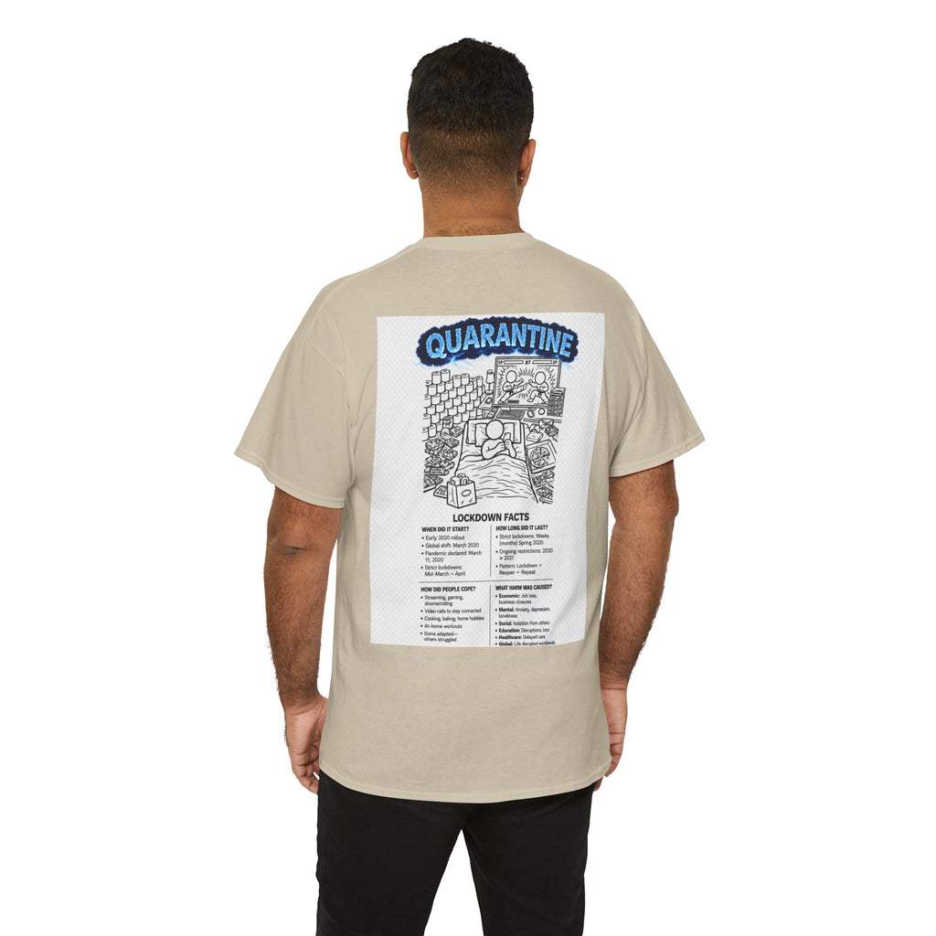 Copy of  I Survived 2020 — S3:E1 "Quarantine" | Lockdown Edition Documentary Unisex Heavy Cotton Tee
