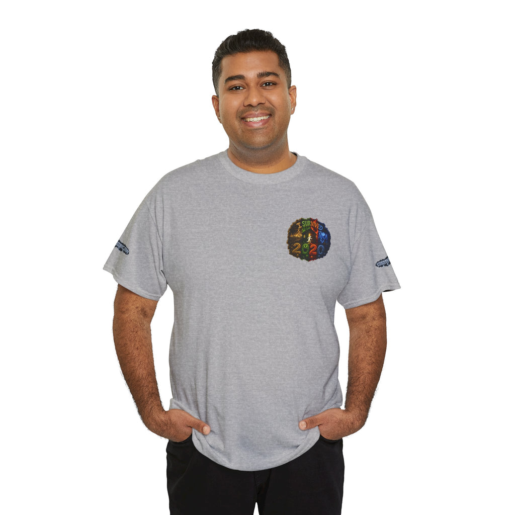 I Survived 2020 — "No Signal" Test Pattern Tee Alien Broadcast Finale Special Edition Summer Premiere Unisex Heavy Cotton Tee