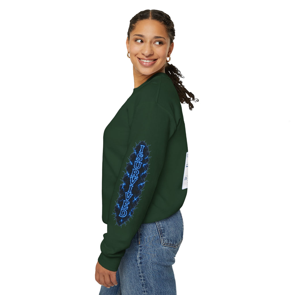 I Survived 2020 — LOCKDOWN S3:E3: Director's Cut Special Edition "Remote Schooling" Unisex Heavy Blend™ Crewneck Sweatshirt