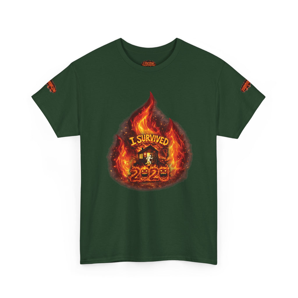 I Survived 2020 — Director's Cut S2:E3 "The California Wildfires" | Wildfire Edition Memorial Unisex Heavy Cotton Tee (SPECIAL EDITION)