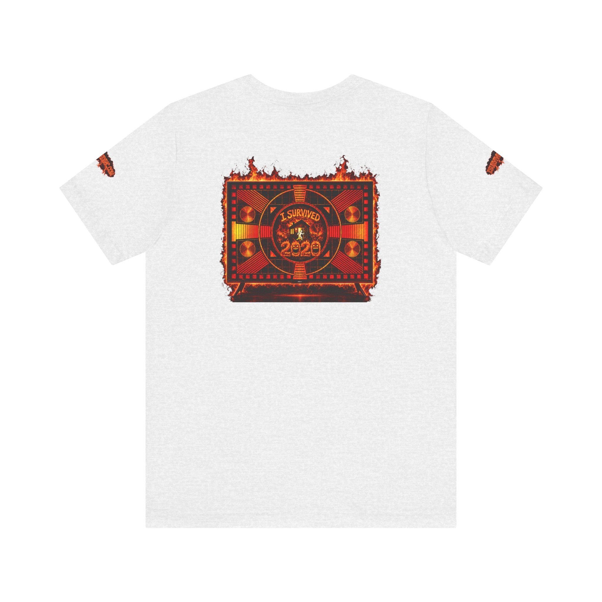 I Survived 2020 — "Please Stand By" Test Pattern Tee Wildfire Signal Special Edition Summer Premiere Unisex Jersey Short Sleeve Tee