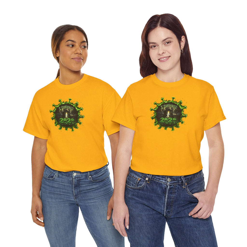 I Survived 2020 — PANDEMIC S1:E2: Director's Cut "The Coming of COVID" Unisex Heavy Cotton Tee