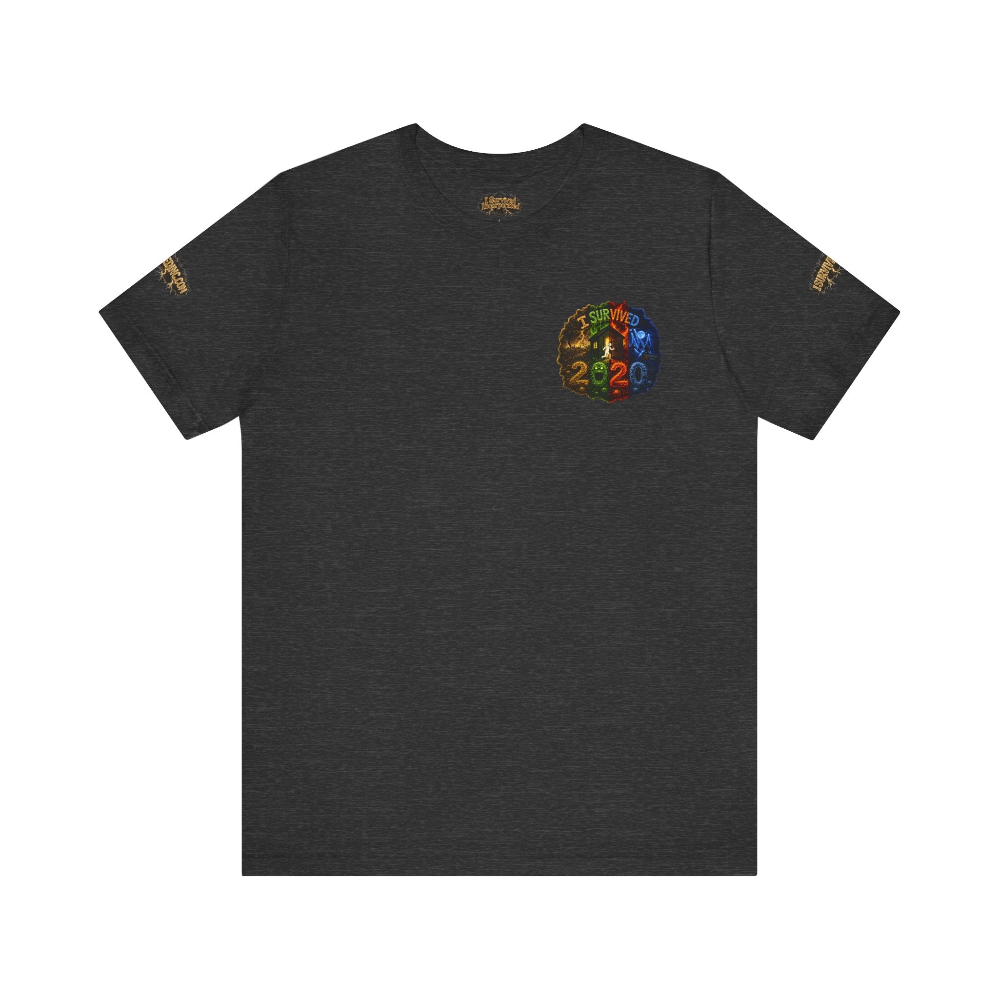 I Survived 2020 — "No Signal" Test Pattern Tee Alien Broadcast Finale Summer Premiere Unisex Jersey Short Sleeve Tee