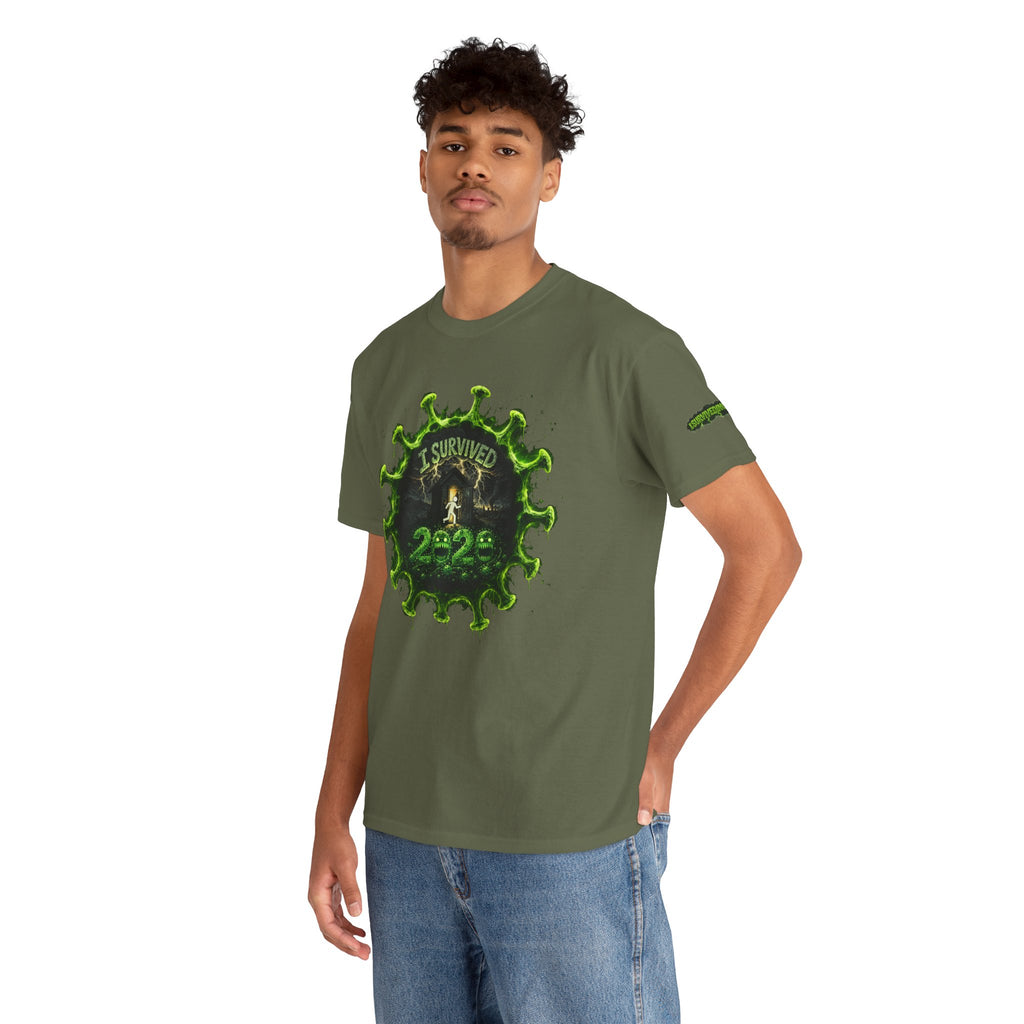 I Survived 2020 — Director's Cut S1:E4 "Mask Madness Mayhem Moment" | Pandemic Edition Unisex Heavy Cotton Tee (SPECIAL EDITION)