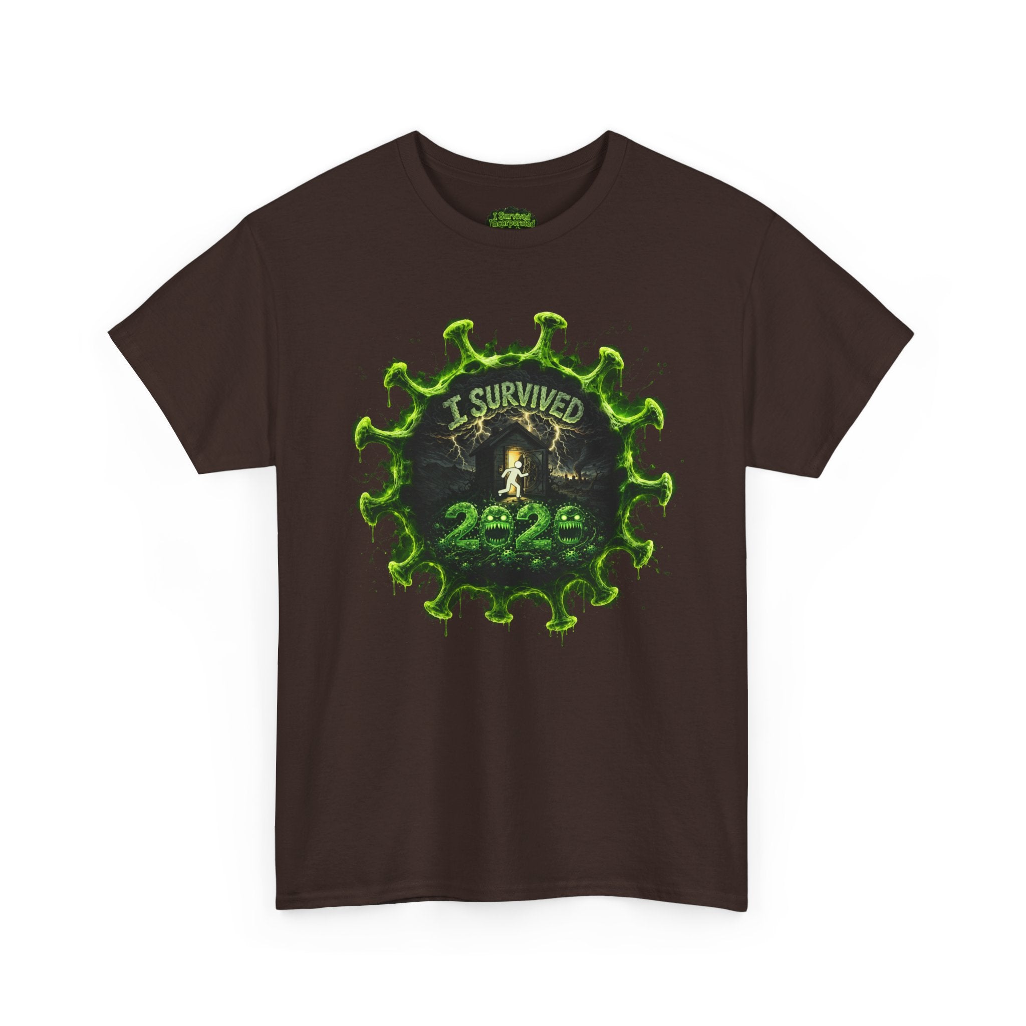 I Survived 2020 — Director's Cut S1:E1 "COVID-19: The Coronavirus" | Pandemic Edition Unisex Heavy Cotton Tee