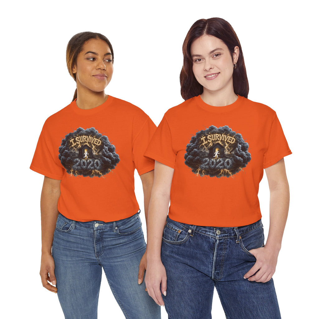 I Survived 2020 — Director's Cut Original Design Teaser Tee | Season 1 Premiere Drop Unisex Heavy Cotton Tee