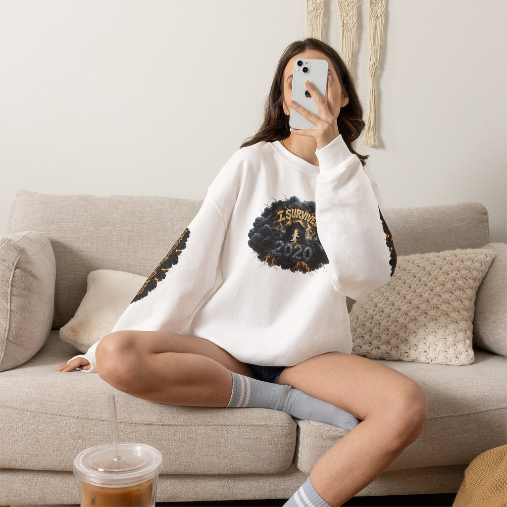 I Survived 2020 — Original PILOT Design: Director's Cut Special Edition Unisex Heavy Blend™ Crewneck Sweatshirt
